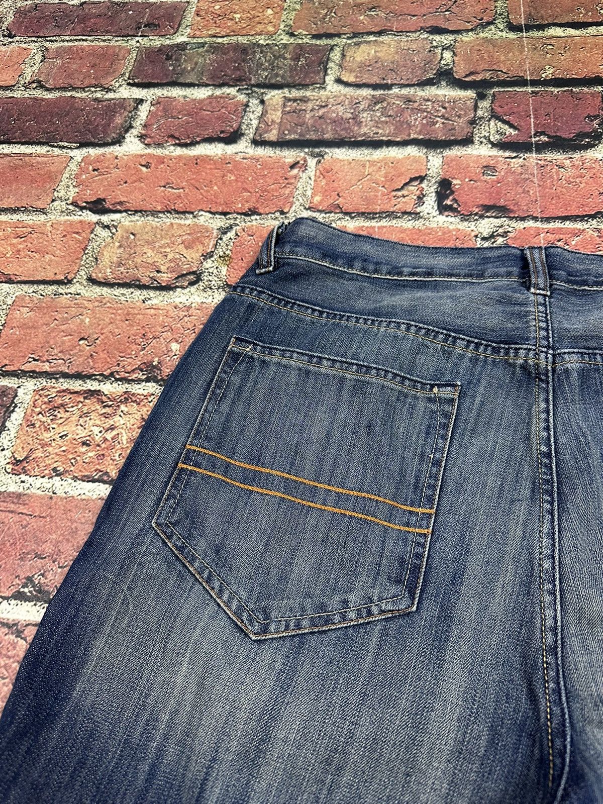 Southpole Vintage Ecko Unltd Denim Shorts Baggy Skater Y2K Wide Leg Size US 36 / EU 52 - 6 Thumbnail