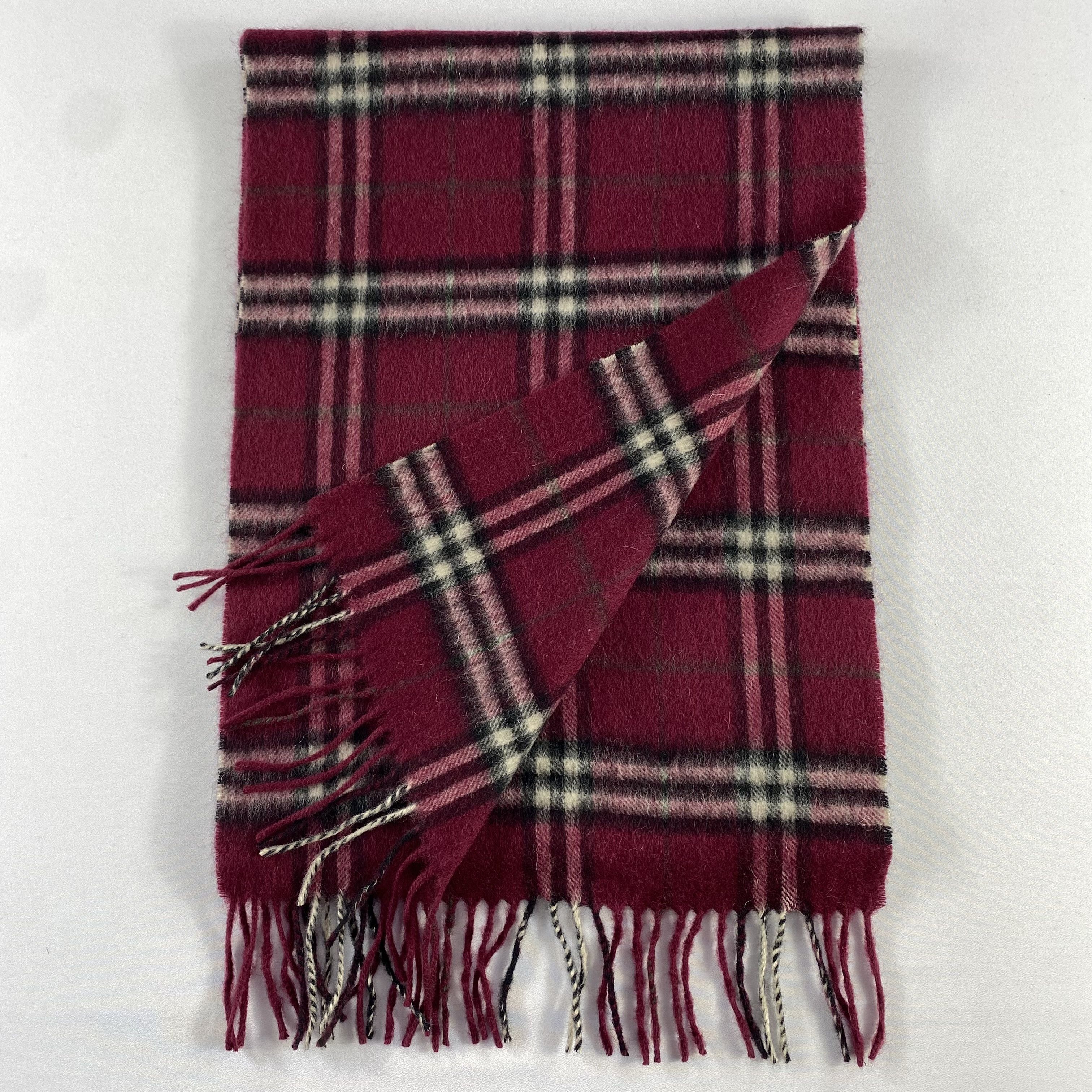 Burberry Burberry Checked Scarf Neck Wrap Wool Muffler Size ONE SIZE - 4 Thumbnail