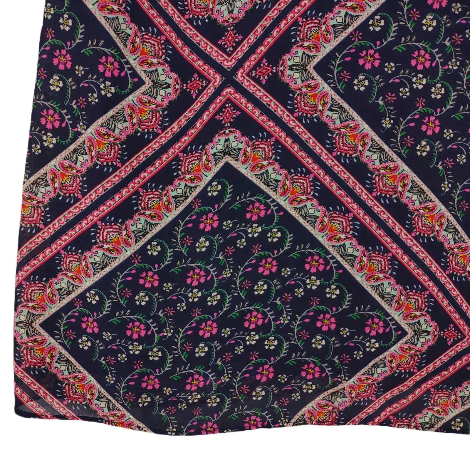 Other FORTUNE + IVY Floral Paisley Spaghetti Strap Halter Dress Size M / US 6-8 / IT 42-44 - 3 Thumbnail