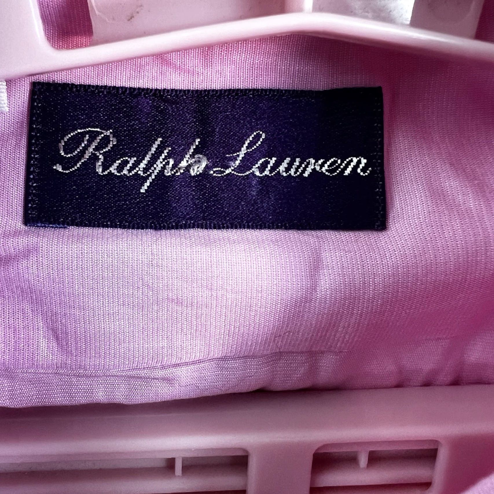 Ralph Lauren Ralph Lauren Dress Shirt Mens Size 16.5 Pink Barrel Cuff Italian Woven Regular Fit Size US L / EU 52-54 / 3 - 4 Thumbnail