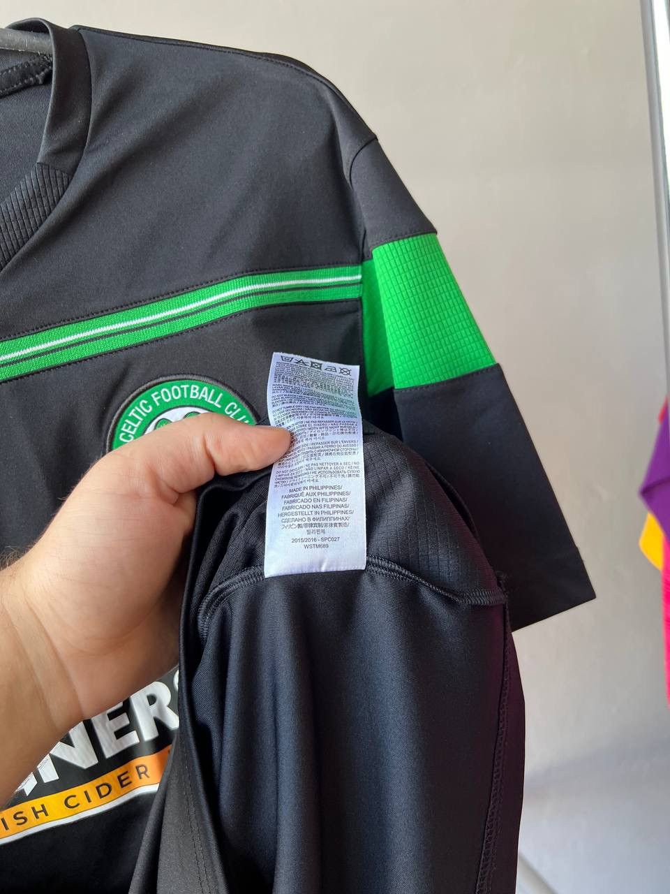 New Balance 2015/16 CELTIC FC TRAINING SOCCER JERSEY FOOTBALL SHIRT SZ S Size US L / EU 52-54 / 3 - 7 Thumbnail