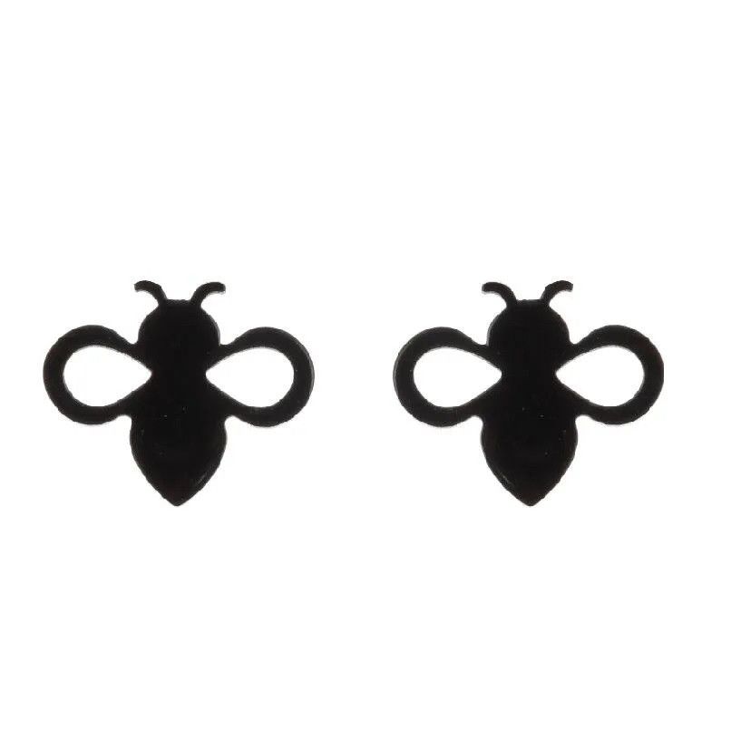 Jewelry Bee Mini Stud Earrings Charm Earring Gift Size ONE SIZE - 1 Thumbnail
