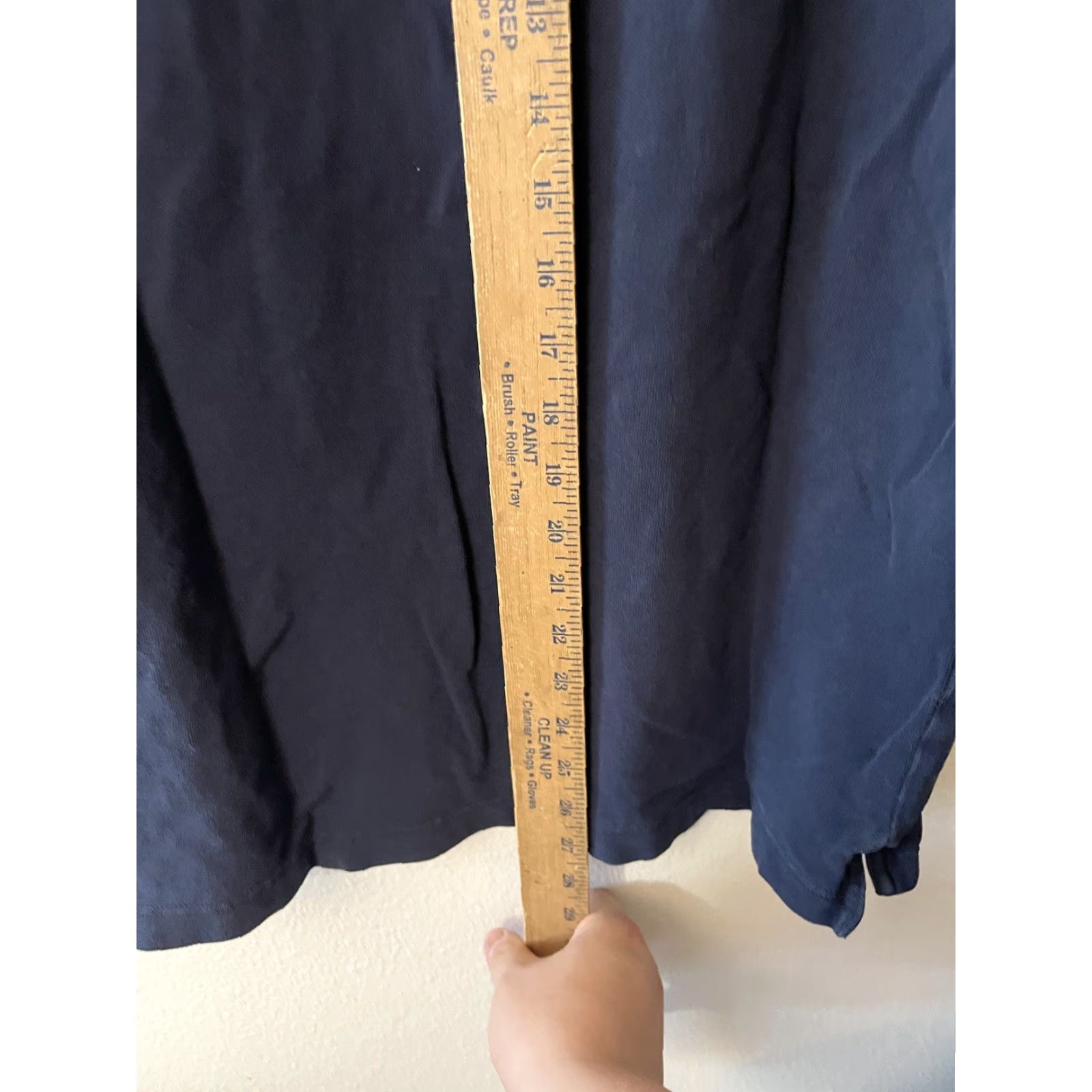 Nautica Nautica Mens L Navy Blue Shirt Polo Short Sleeve Solid Classic Fit Logo Distres Size US L / EU 52-54 / 3 - 4 Thumbnail