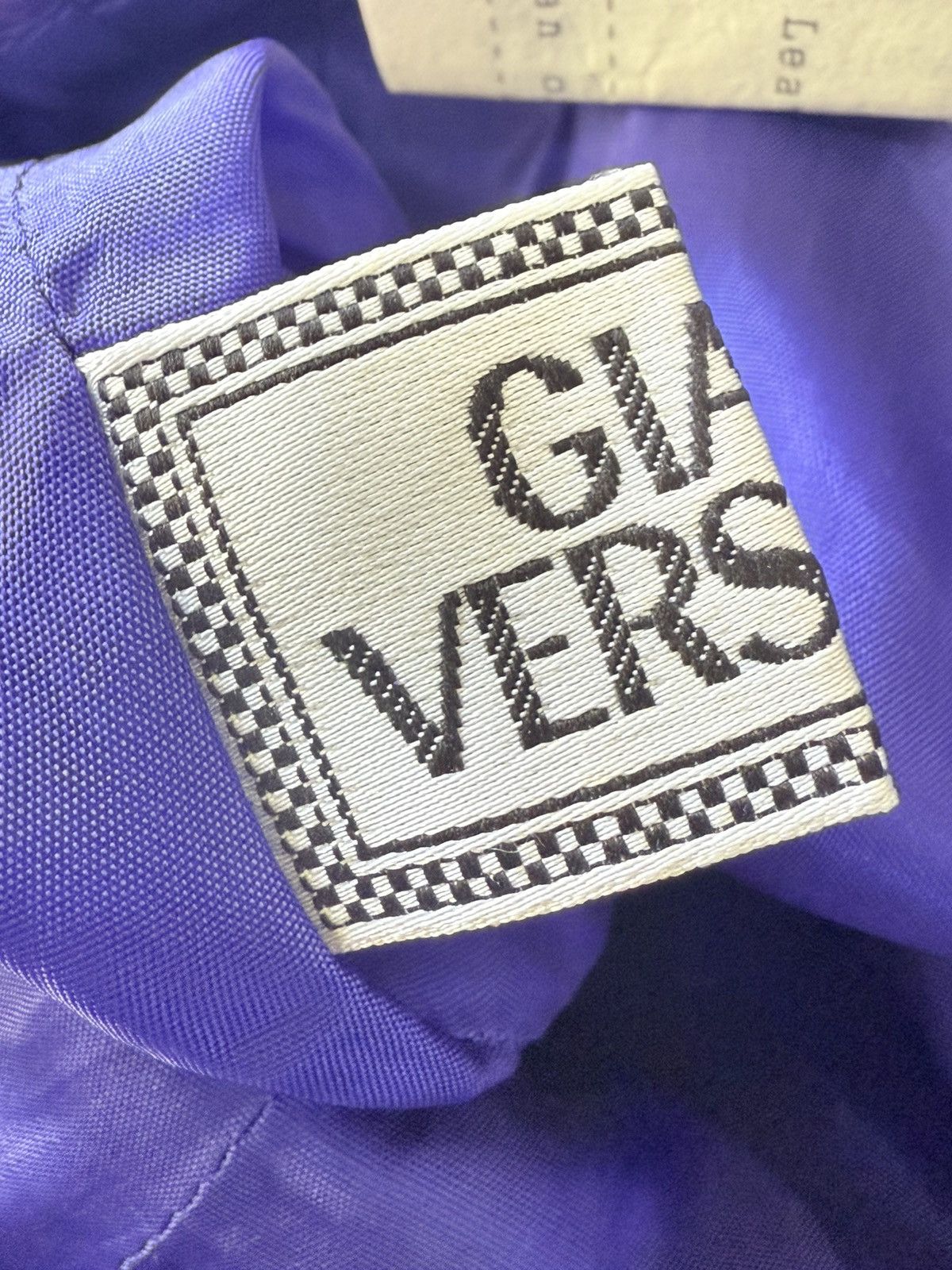Versace Gianni Versace 1996 F/W Purple Leather Belted Shift Dress Size XS / US 0-2 / IT 36-38 - 9 Thumbnail