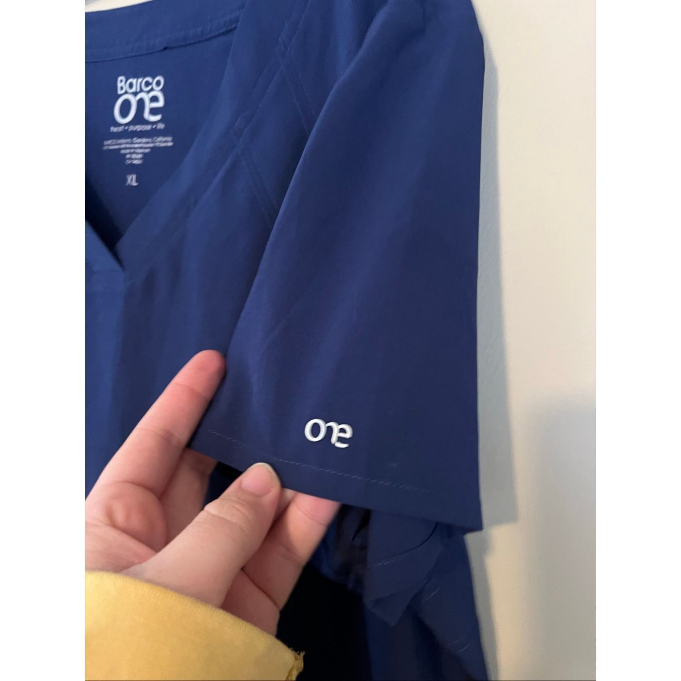 Other Barco One Blue Scrub Top Woman’s Size XL FLAWED-MARKS Size XL / US 12-14 / IT 48-50 - 5 Thumbnail