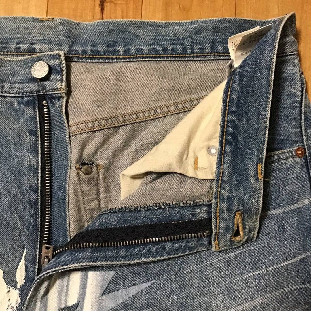 Bape BAPE TWIN STA denim pants a bathing ape star NIGO ★size XL Size US 36 / EU 52 - 7 Thumbnail