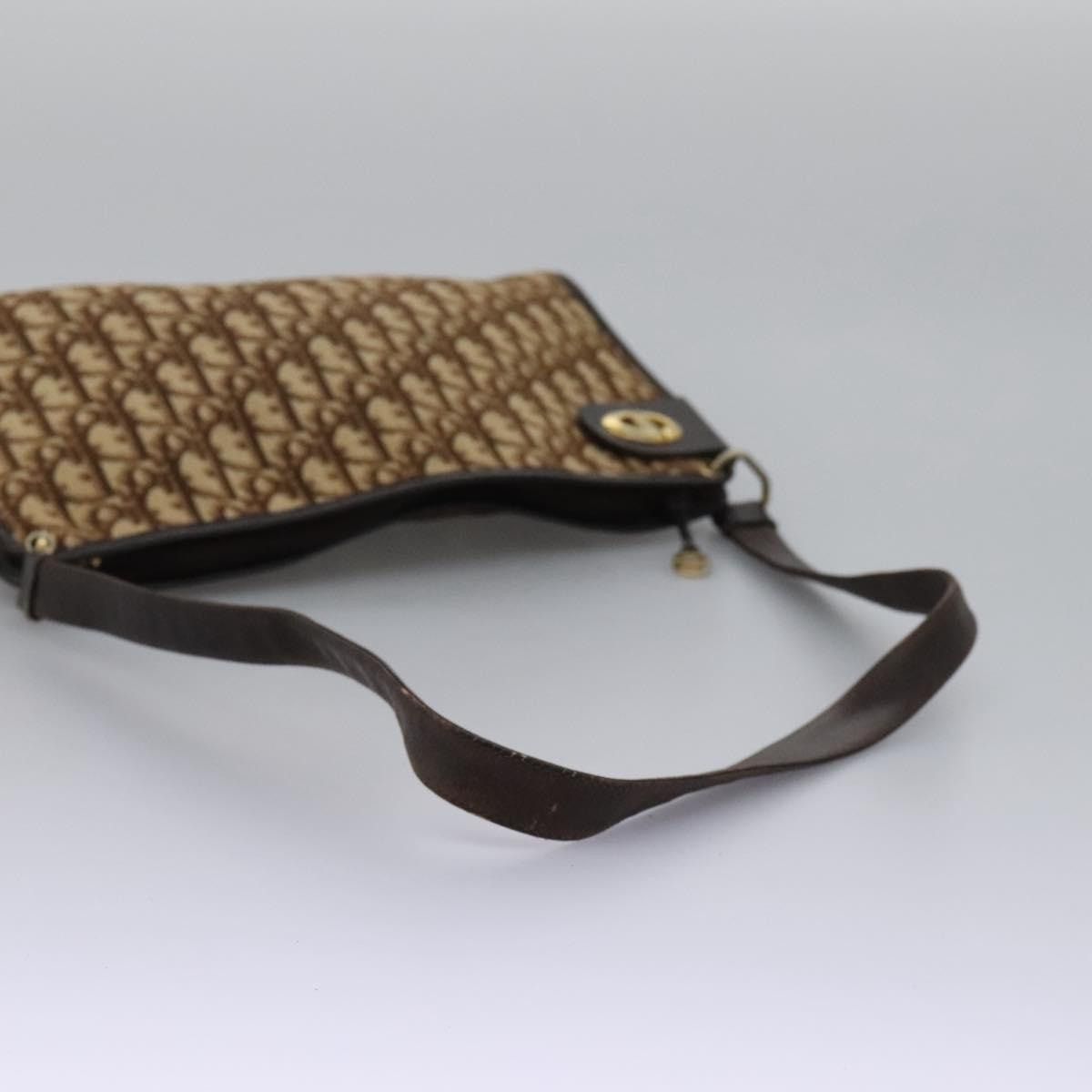 Dior DIOR Trotter Canvas Shoulder Bag Brown Size ONE SIZE - 7 Thumbnail