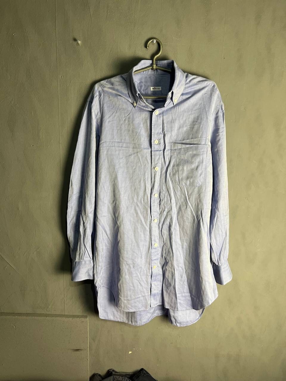 Kiton Vintage Y2k Kiton Shirt Button Up Designer Striped Size US XL / EU 56 / 4 - 1 Thumbnail
