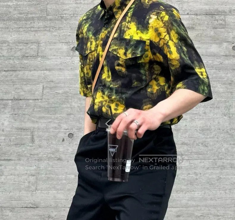 Dries Van Noten Dries Van Noten 3D Floral Print Shirt. Size US L / EU 52-54 / 3 - 1 Thumbnail