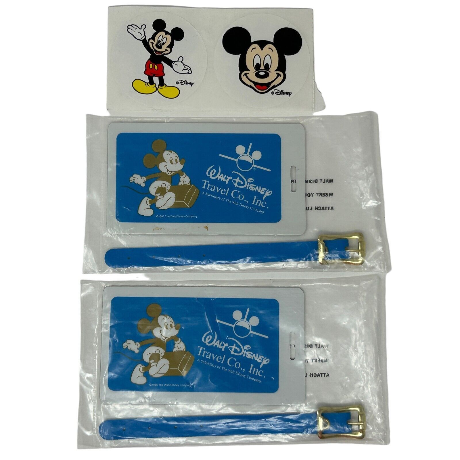 Disney Vintage Walt Disney Travel Co Inc Luggage Tags and Stickers Size ONE SIZE - 1 Thumbnail