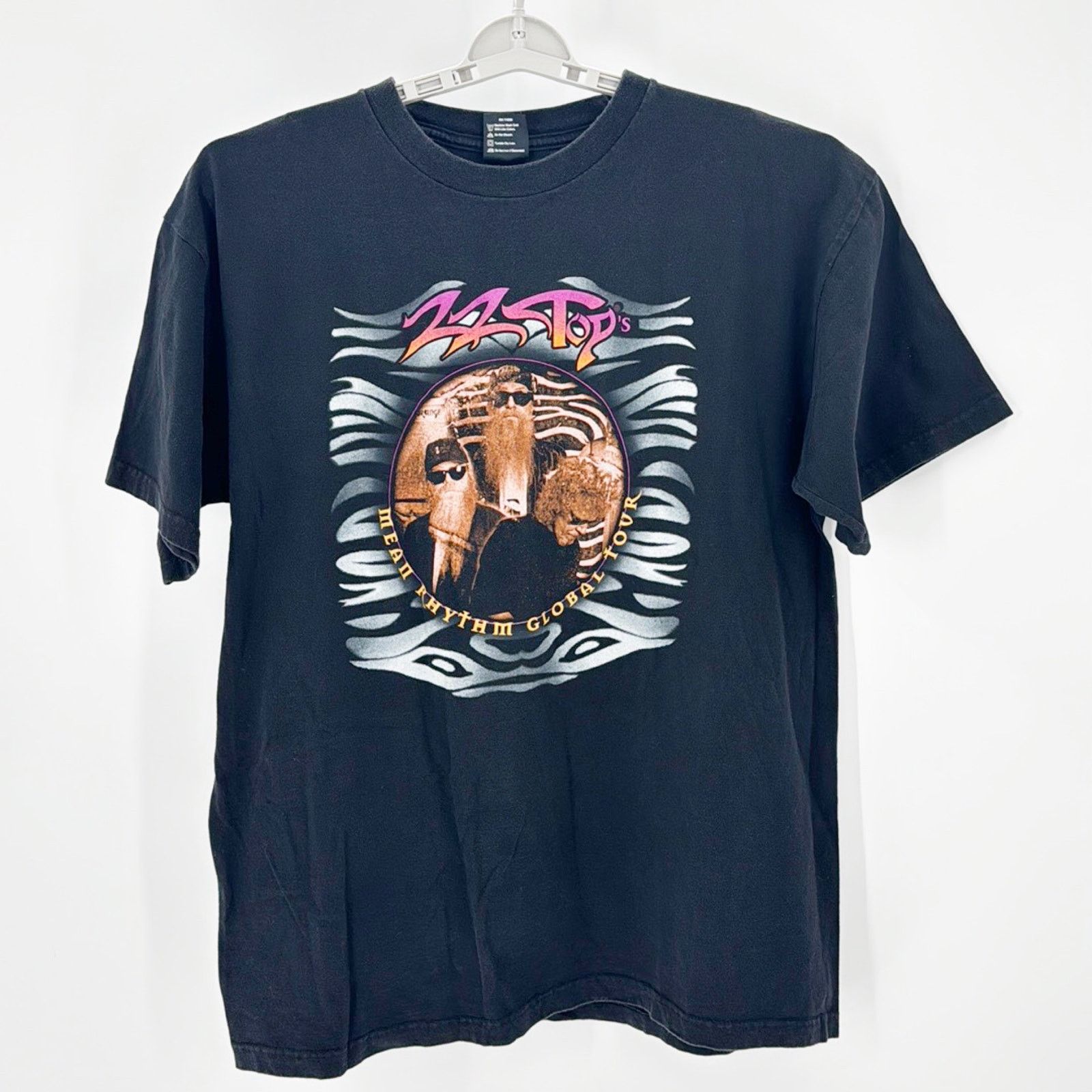 Vintage Vintage 1997 ZZ Top's Mean Rhythm Global Tour T-Shirt unisex Size US XL / EU 56 / 4 - 2 Thumbnail