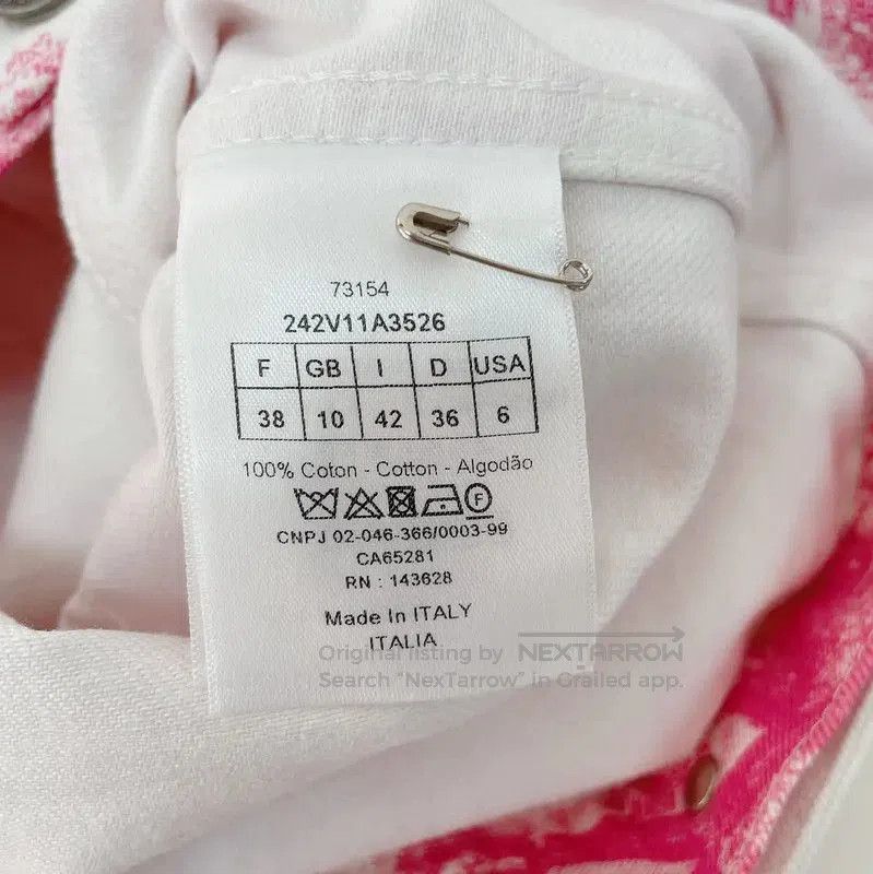 Dior Dior Pink Cotton Embroidered Jacket for Women . Size M / US 6-8 / IT 42-44 - 8 Thumbnail