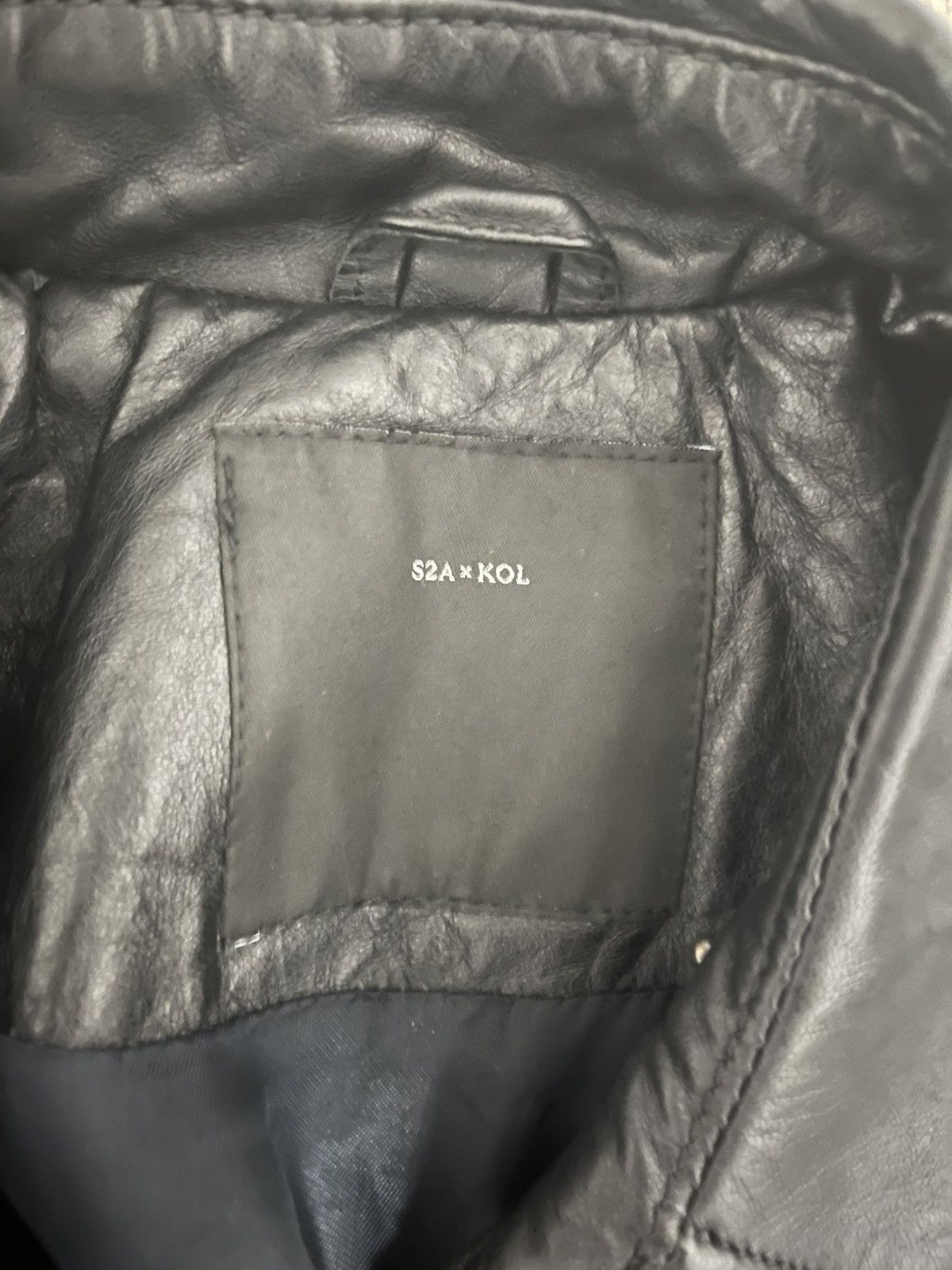 Surface To Air Surface 2 Air x Kings of Leon Black Leather Jacket Size US S / EU 44-46 / 1 - 2 Thumbnail