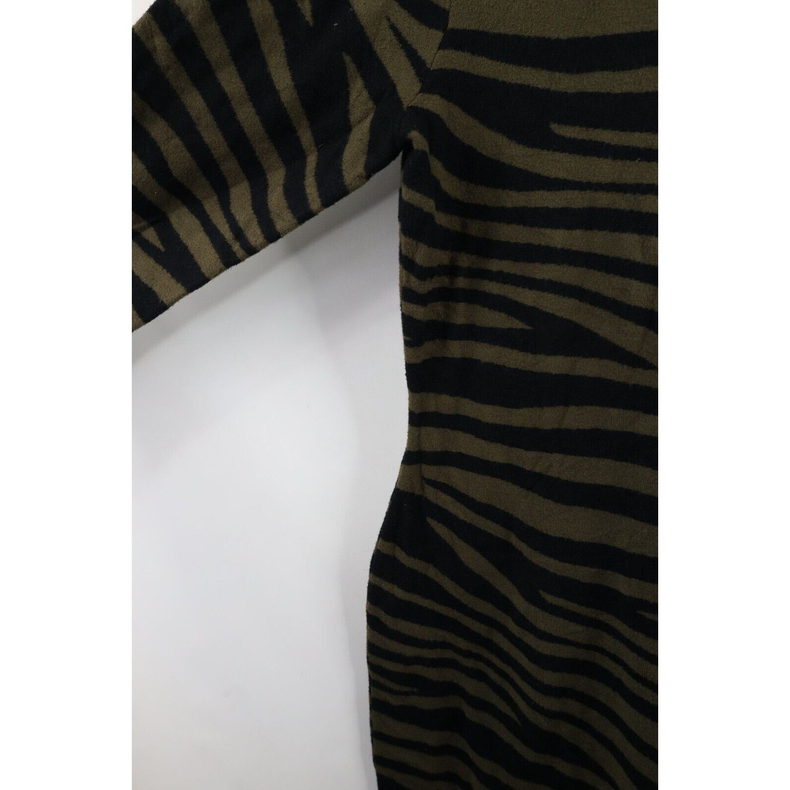 Other Lane Bryant Zebra Striped Knit Long Sleeve Dress Size 4XL / US 24-26 - 6 Thumbnail