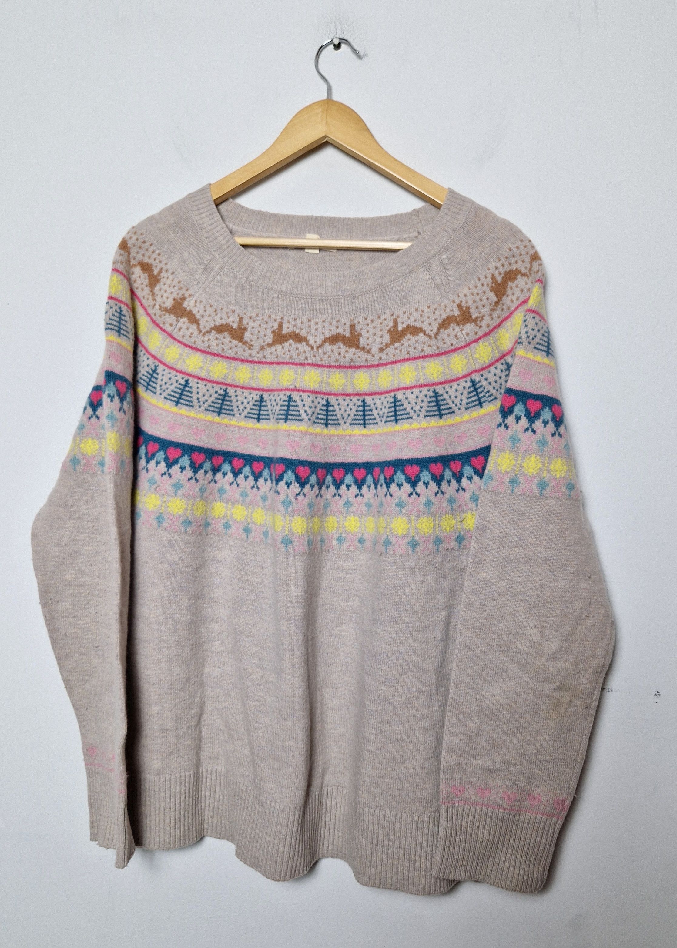 Vintage vintage lambswool sweater Size US XL / EU 56 / 4 - 1 Thumbnail