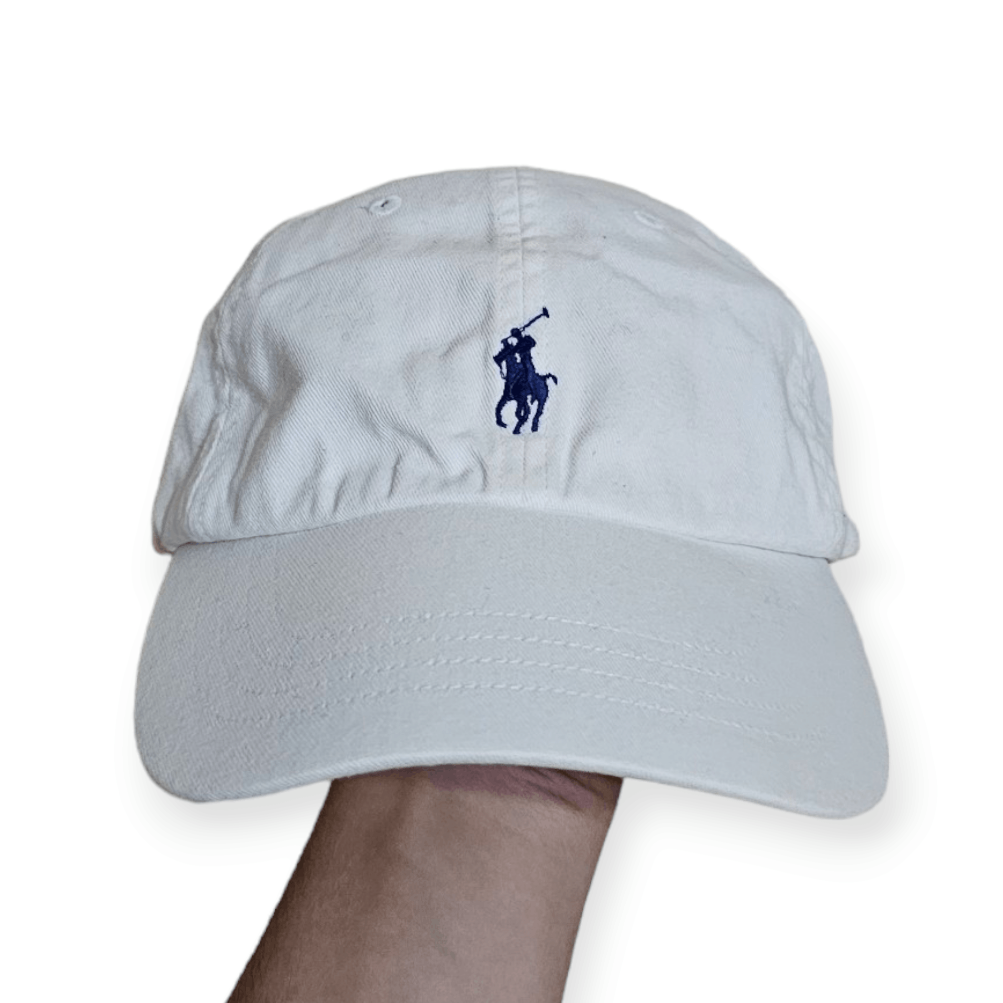 Polo Ralph Lauren × Ralph Lauren Polo Ralph Lauren Center Logo White Hat Size ONE SIZE - 1 Thumbnail