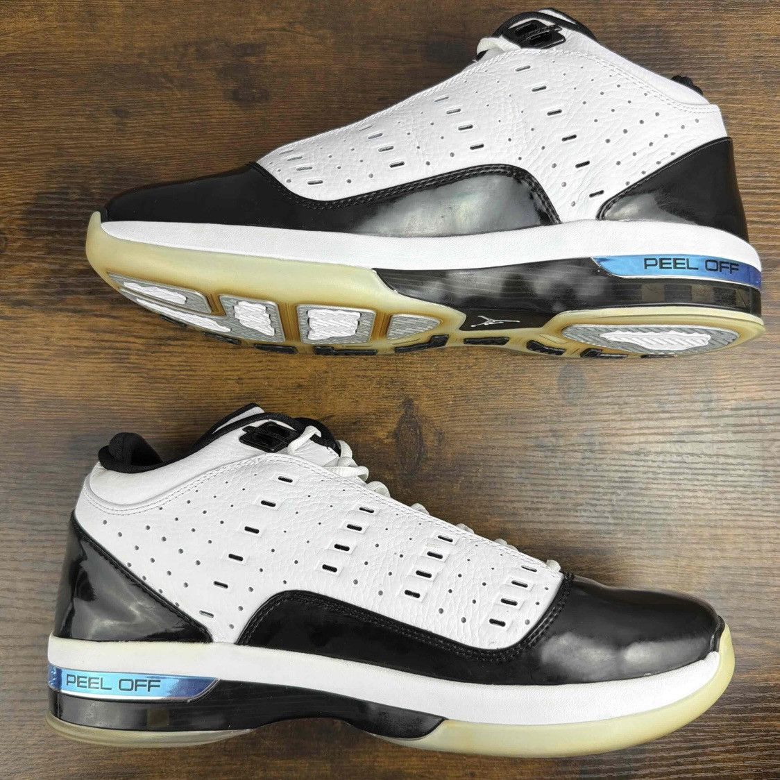 Jordan Brand NEW Vintage Air Jordan One6One7 White Black Sz 11 407587-102 Size US 11 / EU 44 - 3 Thumbnail