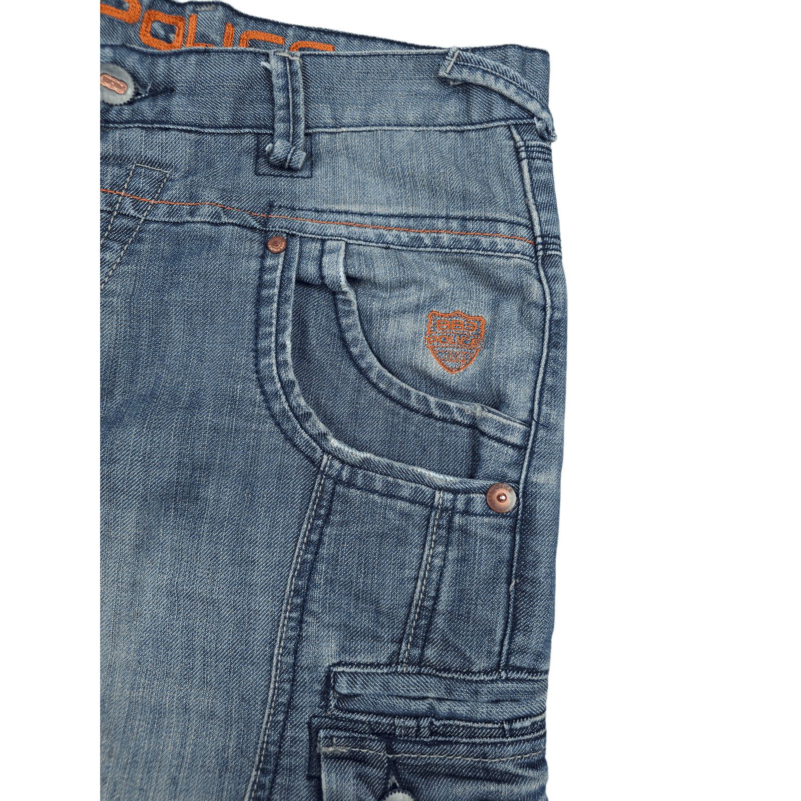 Hysteric Glamour × If Six Was Nine × Le Grande Bleu (L.G.B.) 💎Vintage Rare 883 Polce Distressed Japan Denim Jorts Shorts Size US 32 / EU 48 - 4 Thumbnail