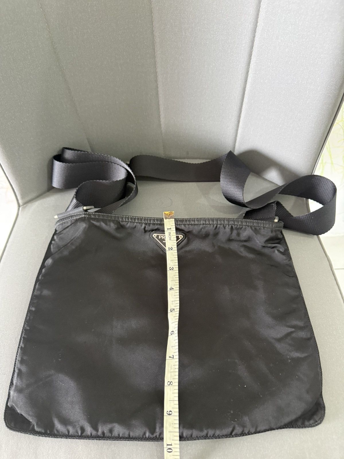 Prada Vintage Prada Medium Black Crossbody Sling Bag Size ONE SIZE - 14 Thumbnail