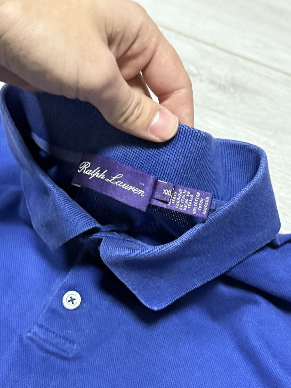 Ralph Lauren Purple Label POLO Ralph Lauren Purple Label Italy polo shirt Size US XXL / EU 58 / 5 - 5 Thumbnail