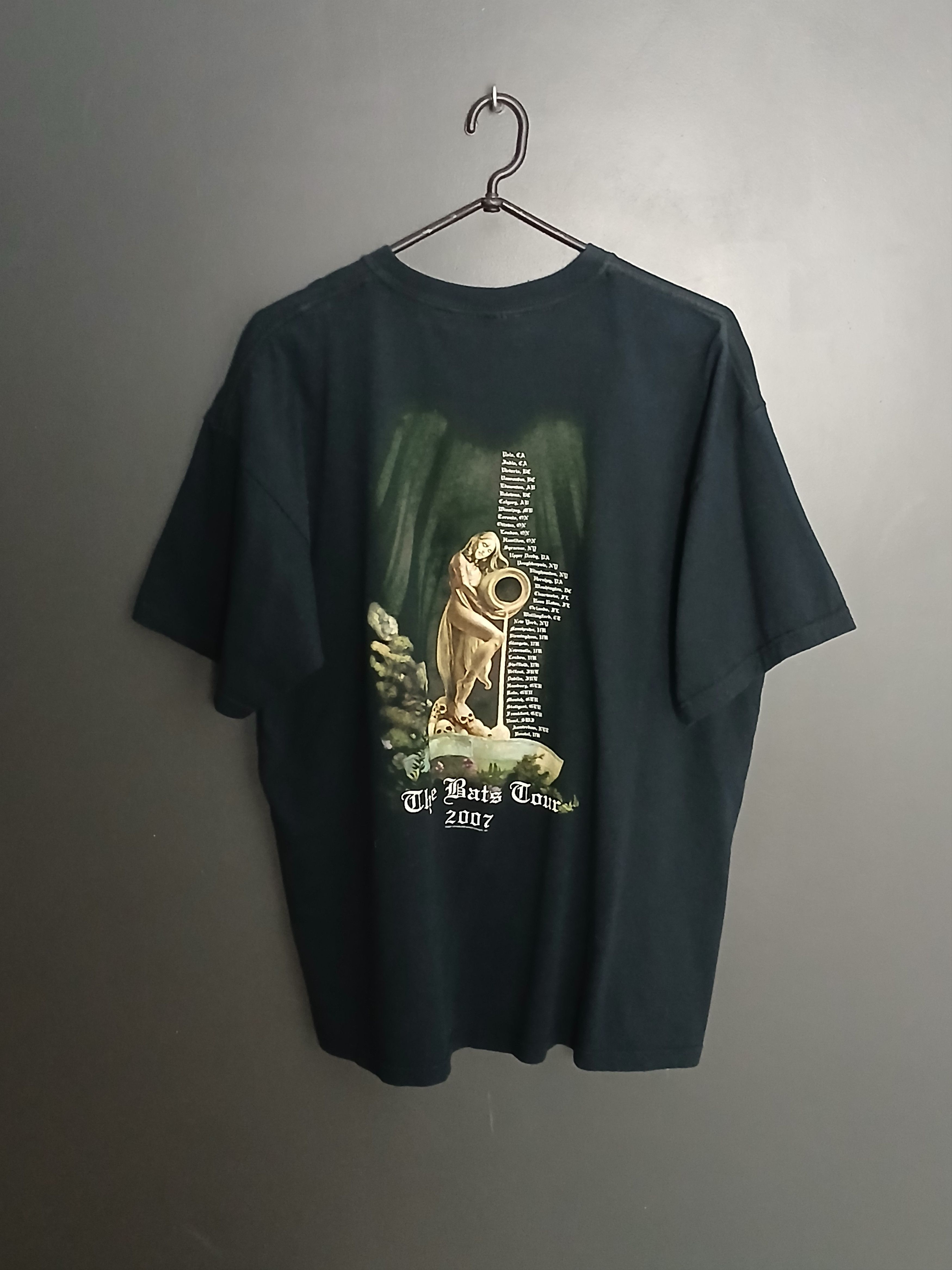 Band Tees × Vintage Vintage Meat Loaf Three Bats Tour 2007 T-Shirt Size US XL / EU 56 / 4 - 2 Thumbnail