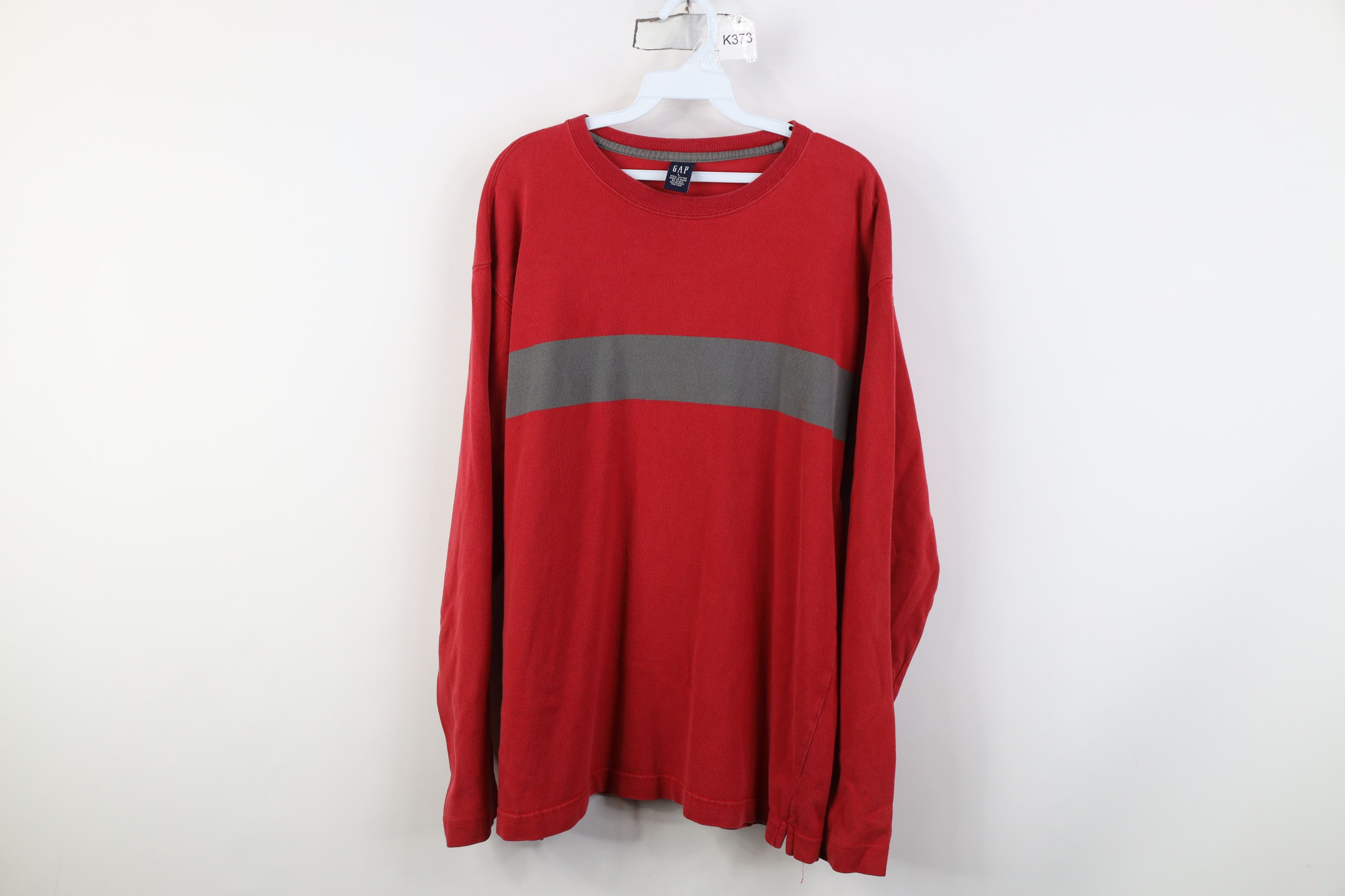 Gap Vintage Y2K Gap Cotton Ribbed Knit Long Sleeve T-Shirt Size US L / EU 52-54 / 3 - 1 Thumbnail