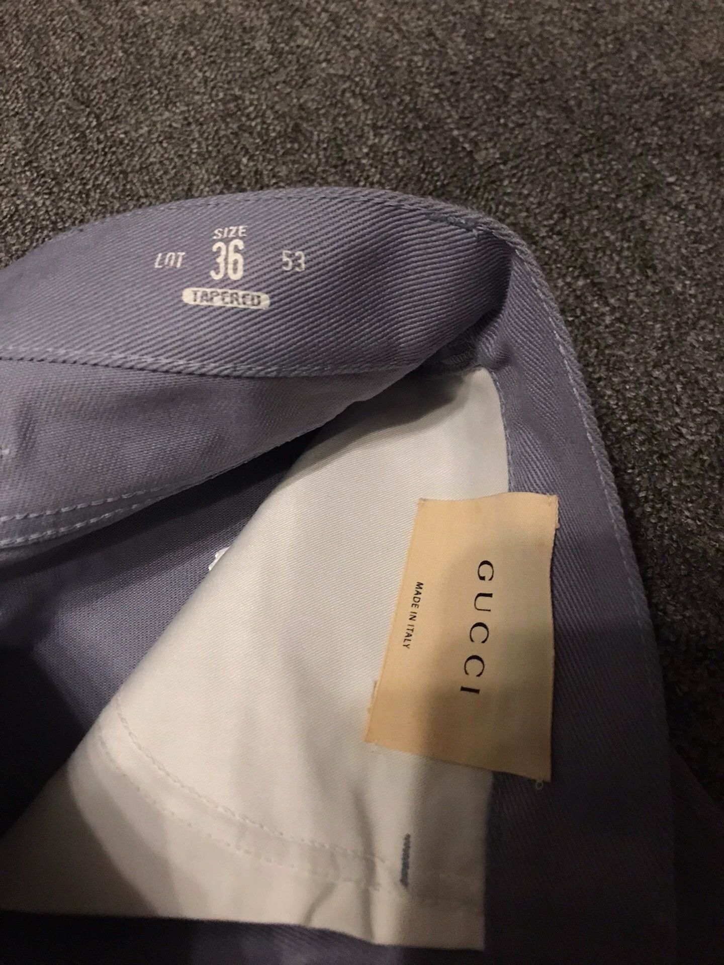 Gucci Gucci Lavender Chinos 36 (Fits Small) Straight Size US 36 / EU 52 - 4 Thumbnail