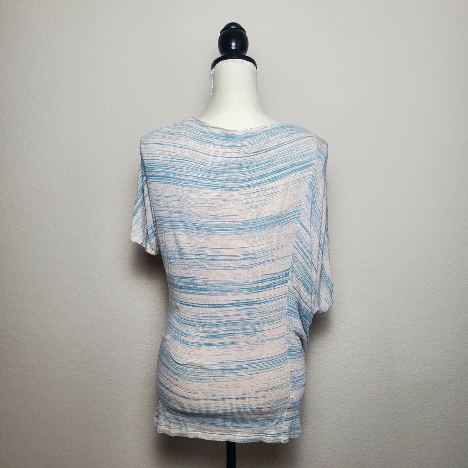 Anthropologie Anthropologie Quoin Blue Striped Top Small Size S / US 4 / IT 40 - 3 Thumbnail