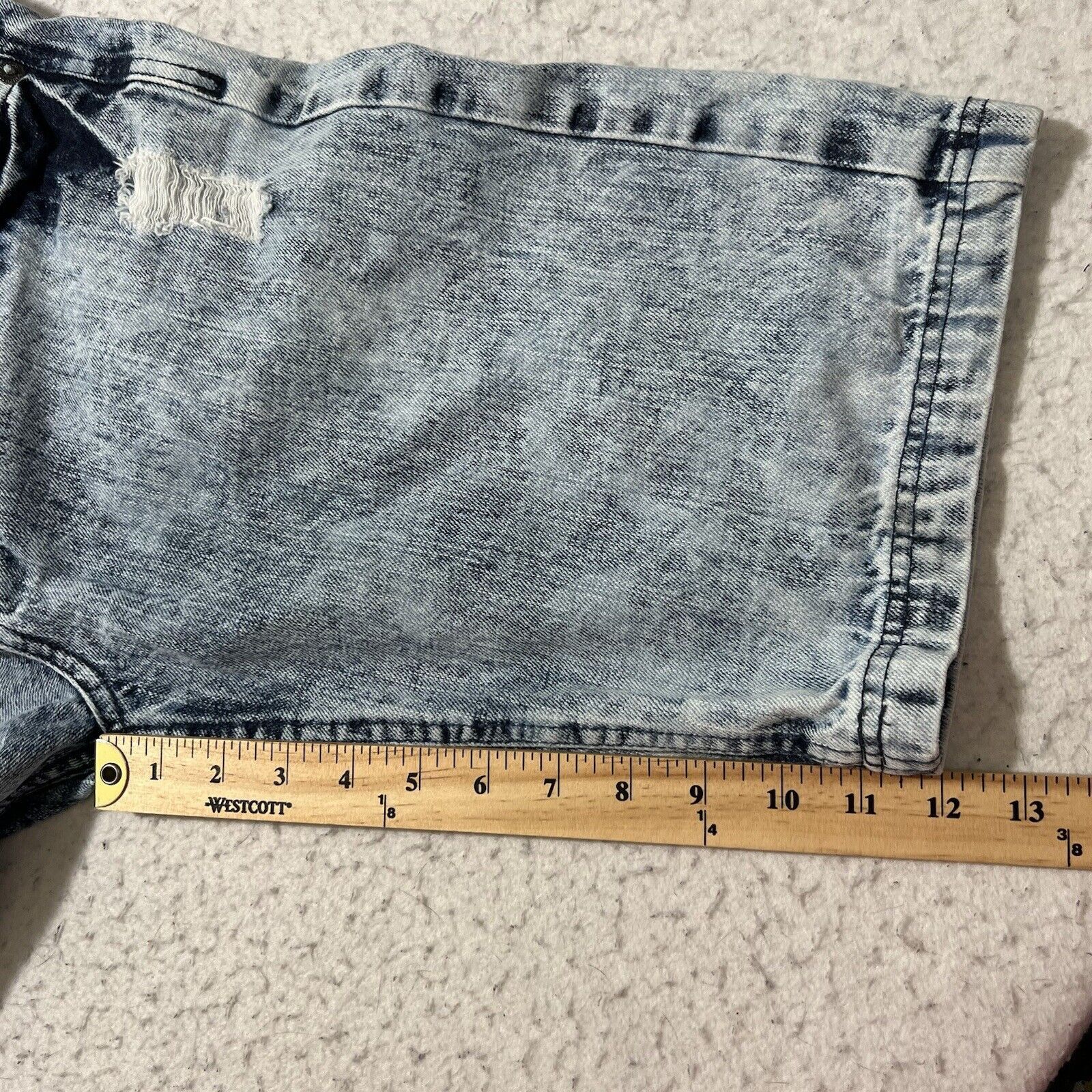 Southpole Vintage Southpole 32 Jean Shorts 12" Ins Hip Hop Grunge Y2K Size US 32 / EU 48 - 11 Thumbnail