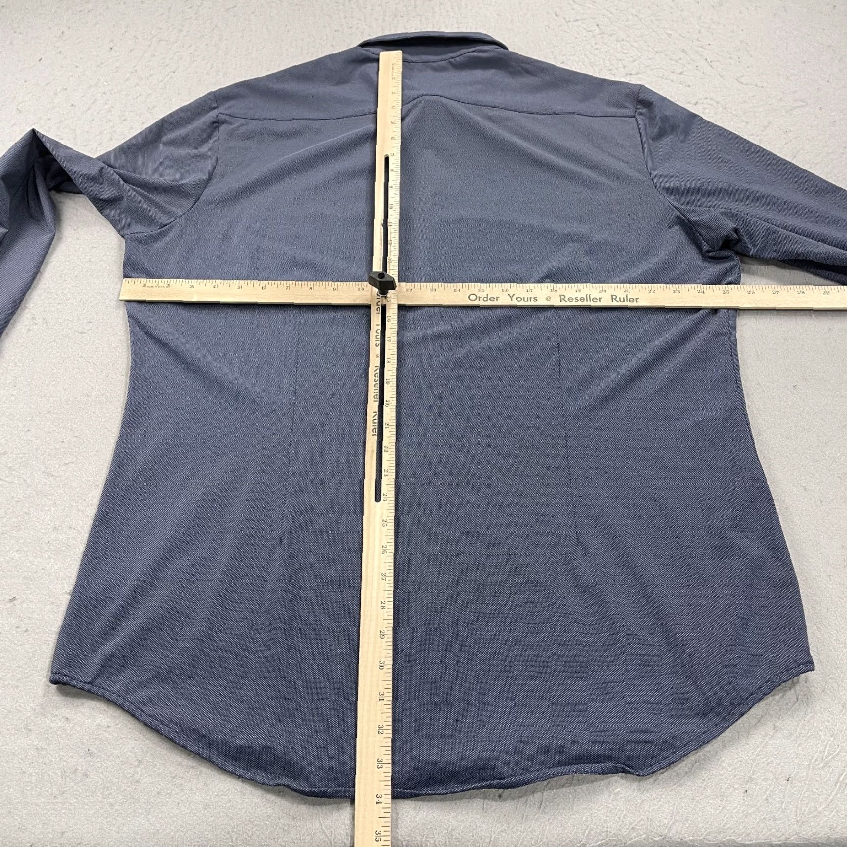 Mizzen+Main Mizzen+Main Shirt Mens 2XL Blue Casual Performance Stretch Button-Up Long Sleeve Check Size US XXL / EU 58 / 5 - 7 Thumbnail