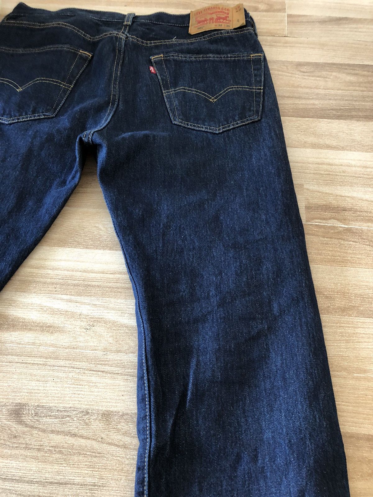 Levi's Levi’s 501 Indigo Jeans W33 x L30 Original Straight Fit Size US 32 / EU 48 - 2 Thumbnail