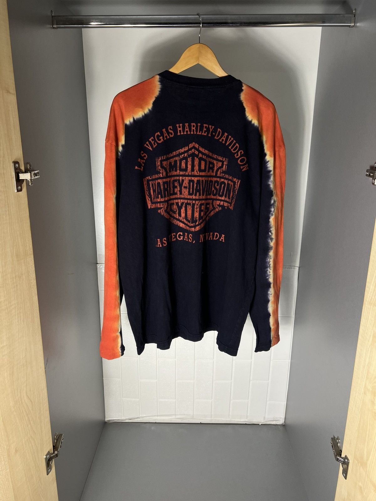 Harley Davidson VINTAGE HARLEY DAVIDSON MOTORCYCLE LAS VEGAS 1995 RETRO Y2K Size US XL / EU 56 / 4 - 18 Thumbnail