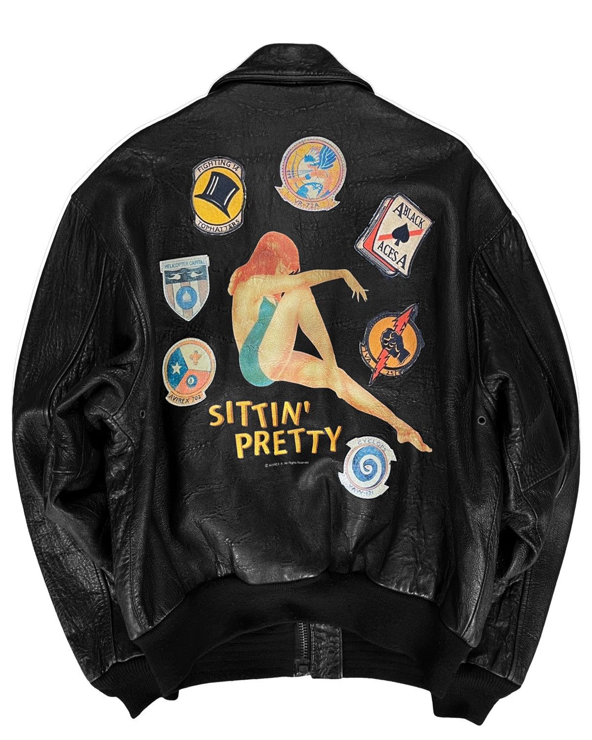 AVIREX A-2 ジャケット SITTIN' PRETTY