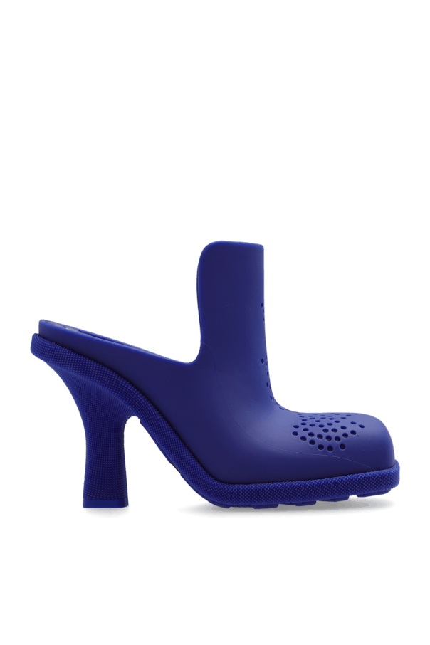 Burberry o1w1db10125 Rubber Highland Mules in Blue Size US 6 / IT 36 - 1 Thumbnail