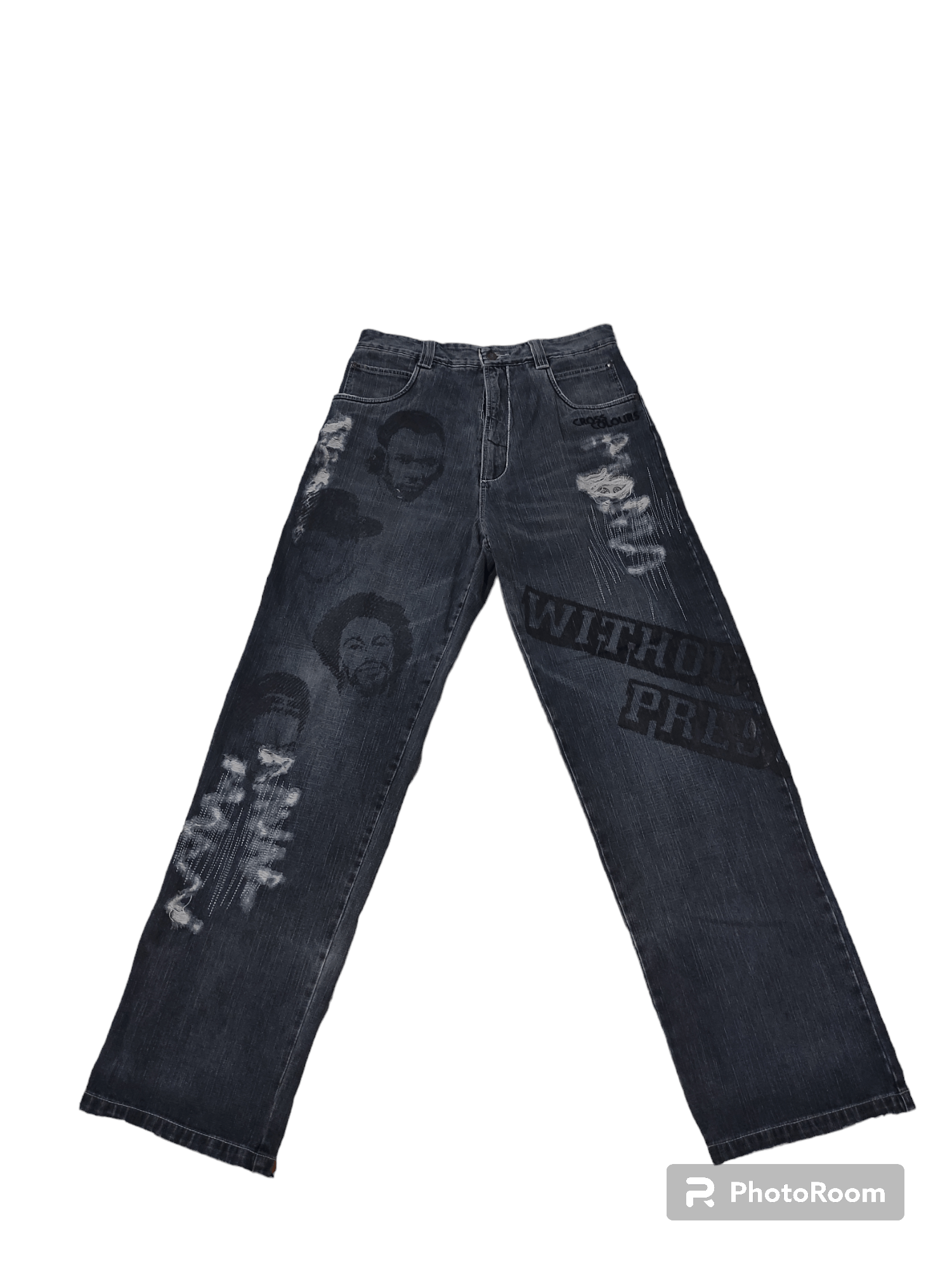 image of 20471120 x Cross Colours Baggy Jeans Styel Y2K in Denim/Grey, Men's (Size 32)