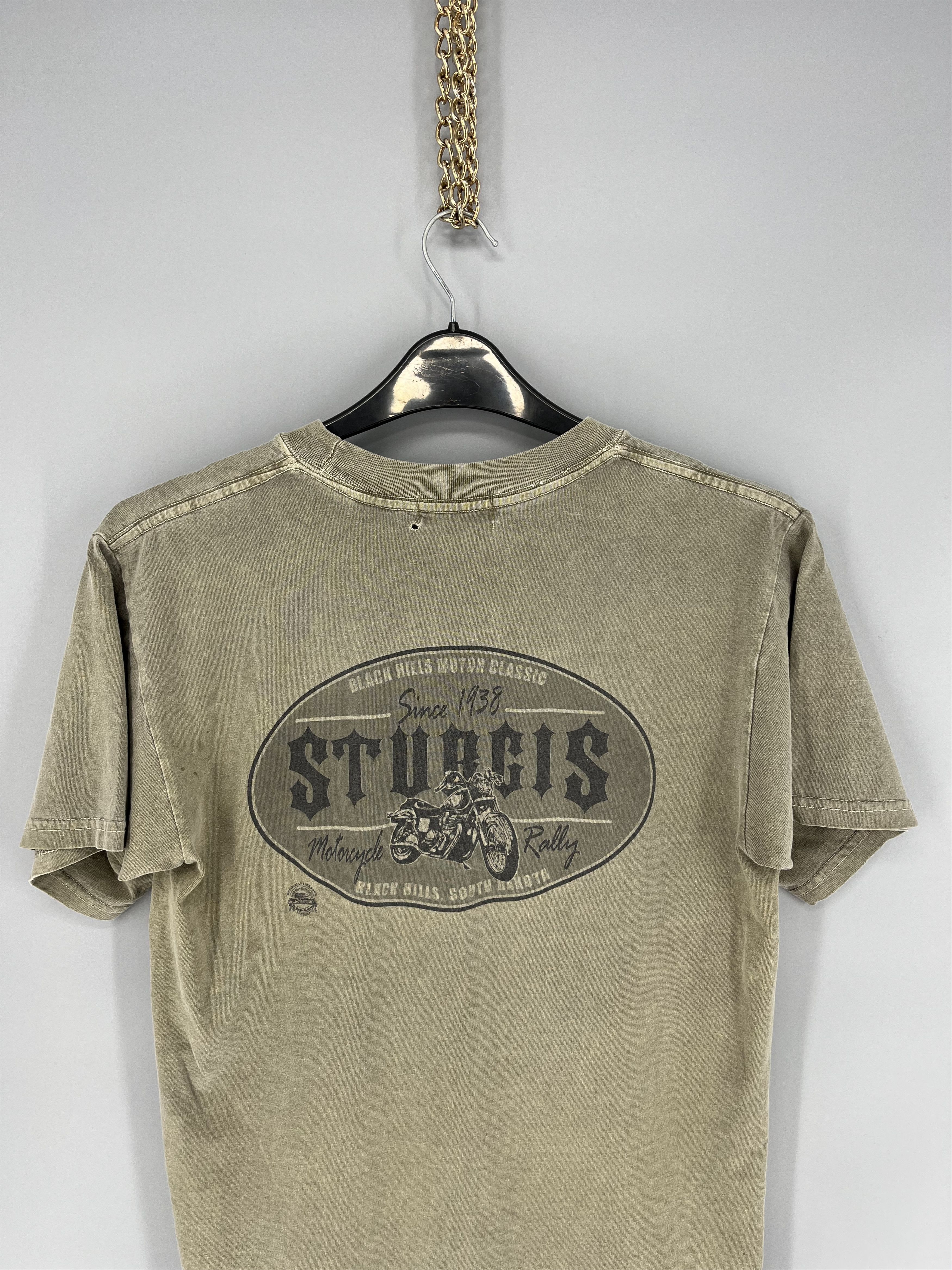 Indian Motorcycle Vintage Distressed Sturgis Bike Week South Dakota 2000 Tee Size US S / EU 44-46 / 1 - 12 Thumbnail