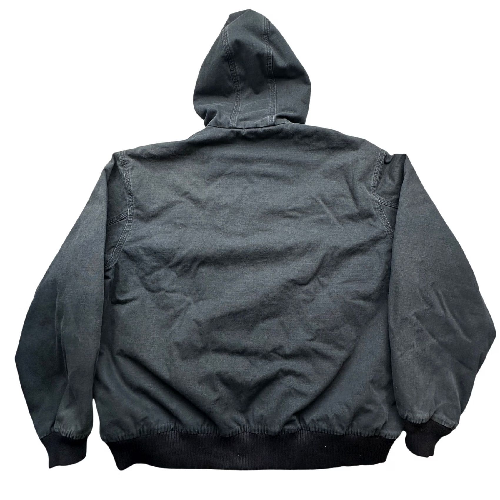 Carhartt Carhartt Jacket Quilted Hooded Zip 2XL Black Mens Ripstop Active Jac Quilt Lined Full Zip Size US XXL / EU 58 / 5 - 2 Thumbnail