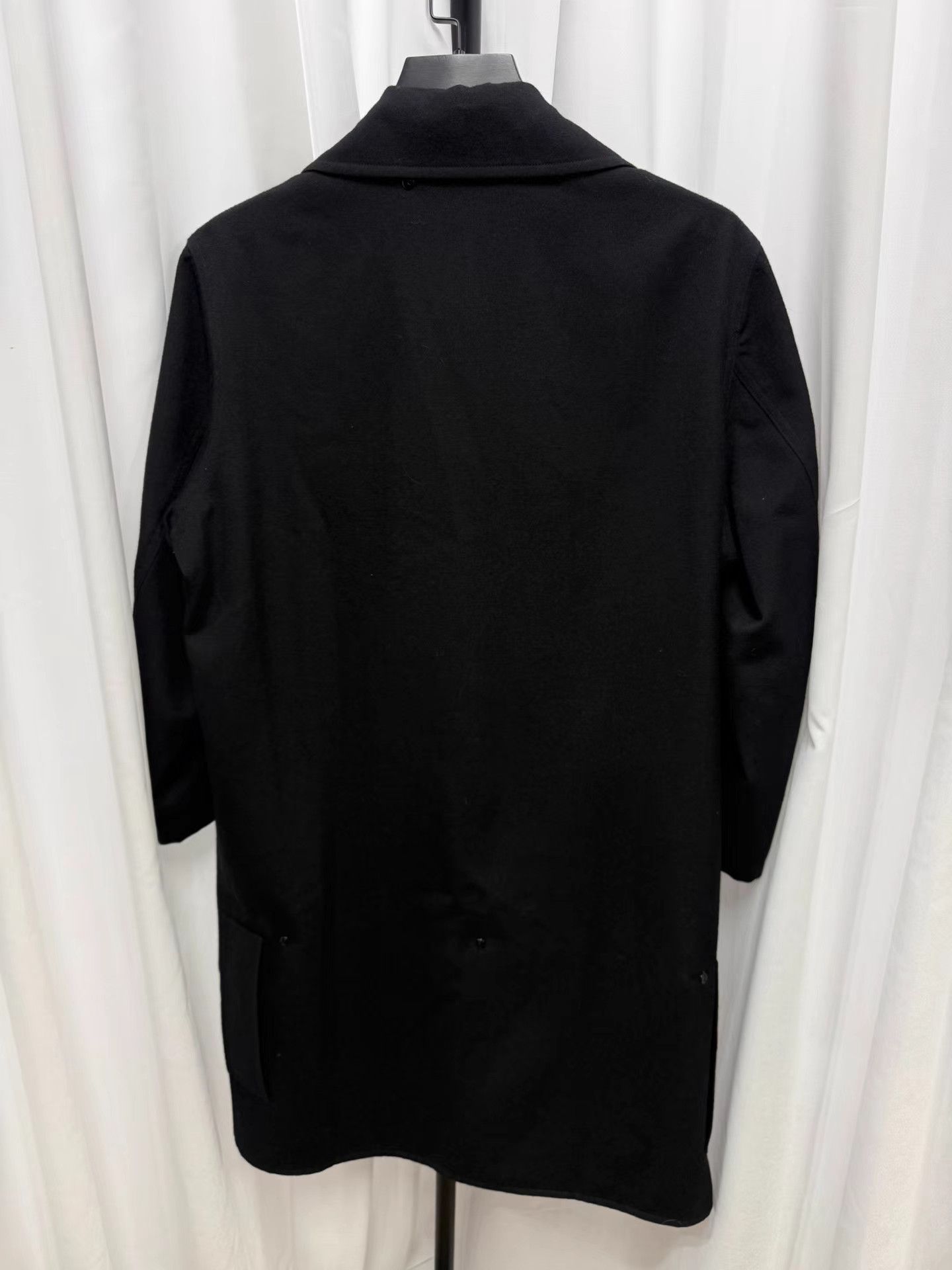 Yohji Yamamoto yohji yamamoto 90S Mainline Wool Coat with Fur Panel K20 Size US M / EU 48-50 / 2 - 5 Thumbnail