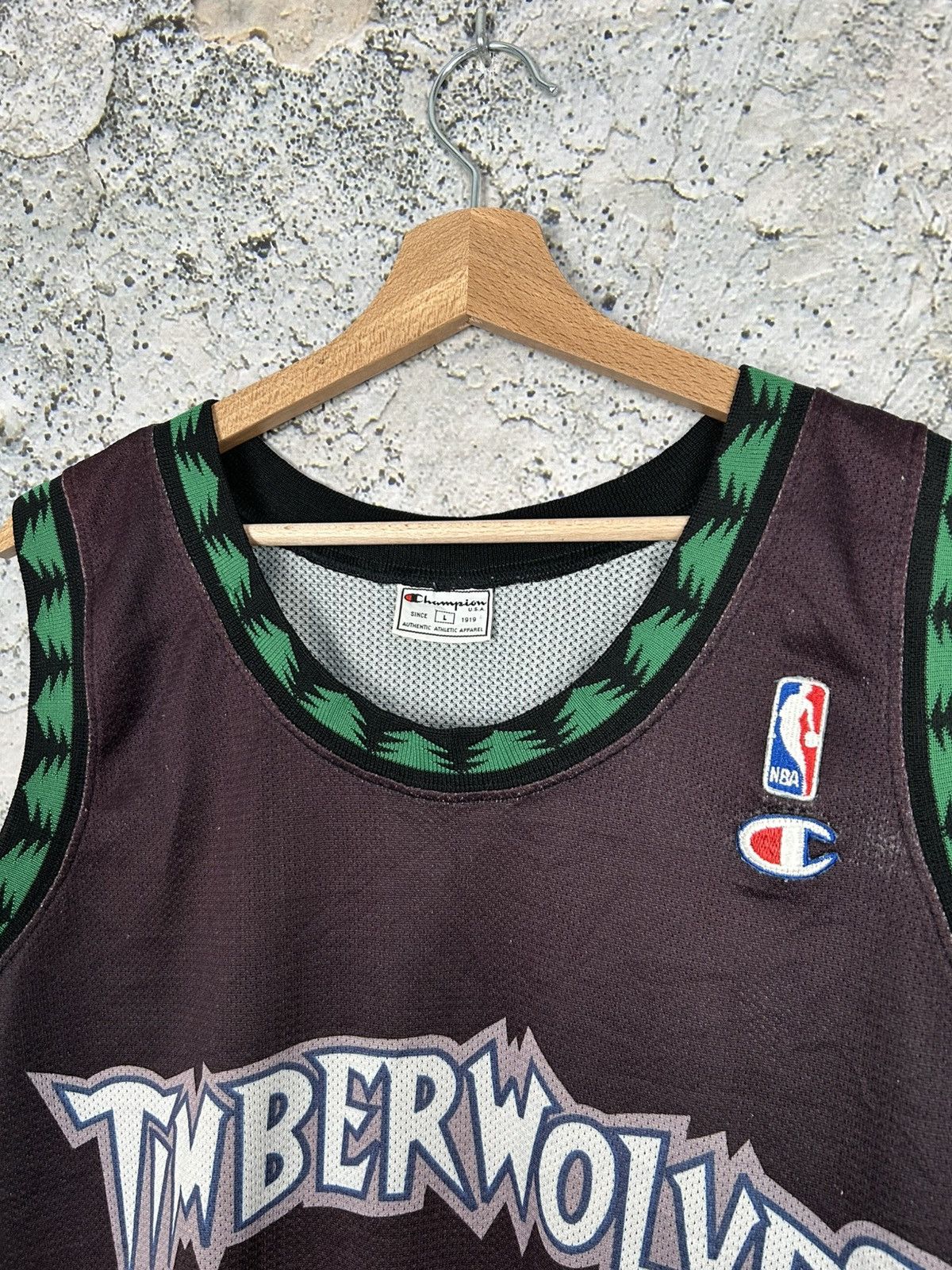Champion Vintage Champion Timberwolves Garnett #21 NBA Jersey Size US L / EU 52-54 / 3 - 4 Thumbnail