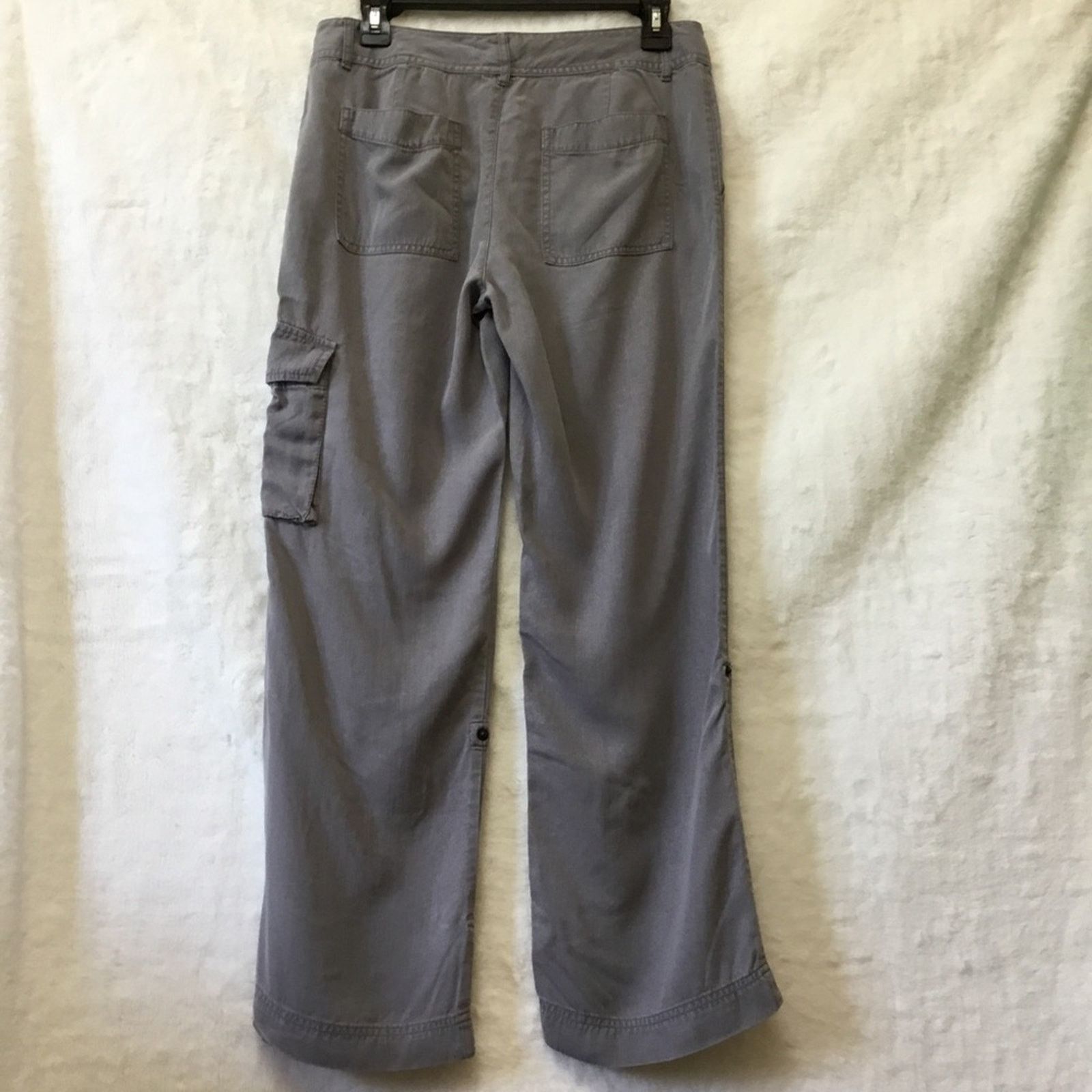Coldwater Creek Coldwater Creek Gray with Bottom Button Up Pants Size 30" / US 8 / IT 44 - 6 Thumbnail
