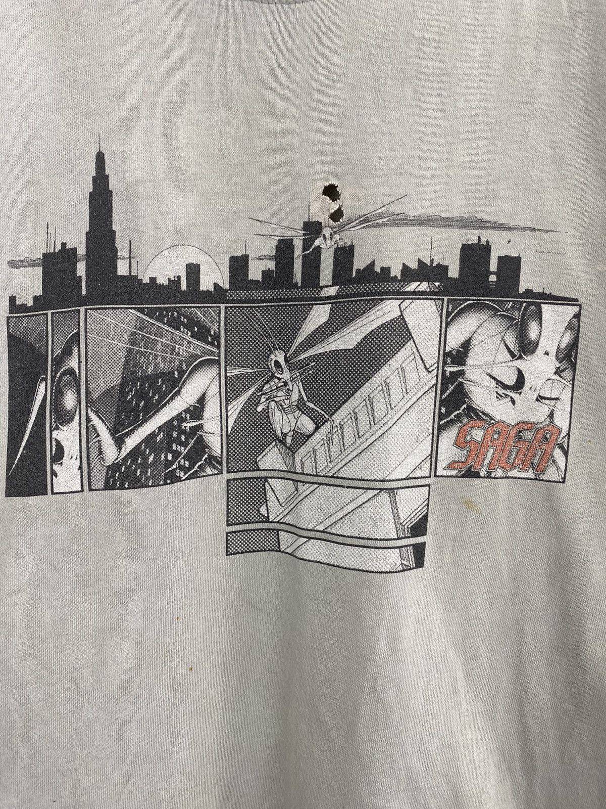 Microsoft 🇺🇸 Vintage 2003 Saga The Marathon Tour Rock Band t-shirt rare Size US L / EU 52-54 / 3 - 3 Thumbnail