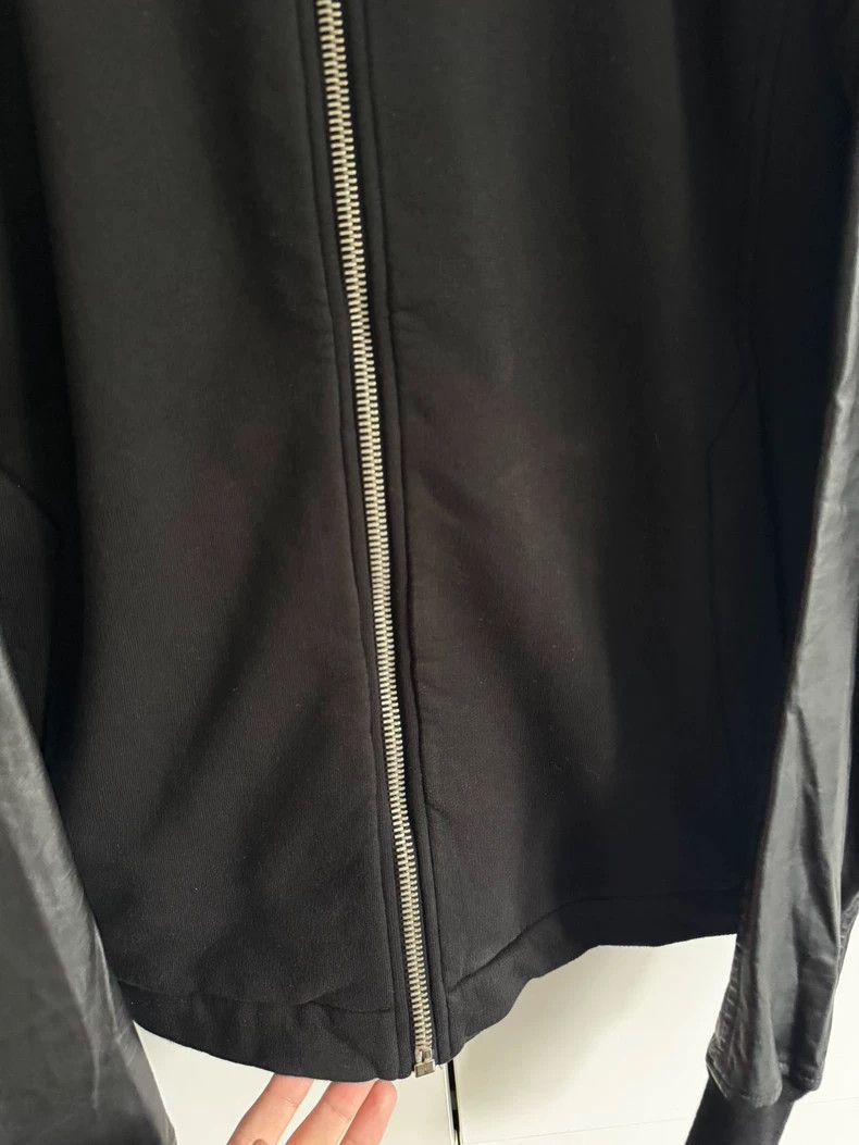 Rick Owens rick owens Top leather sleeve diagonal zip jacket Size US XS / EU 42 / 0 - 4 Thumbnail