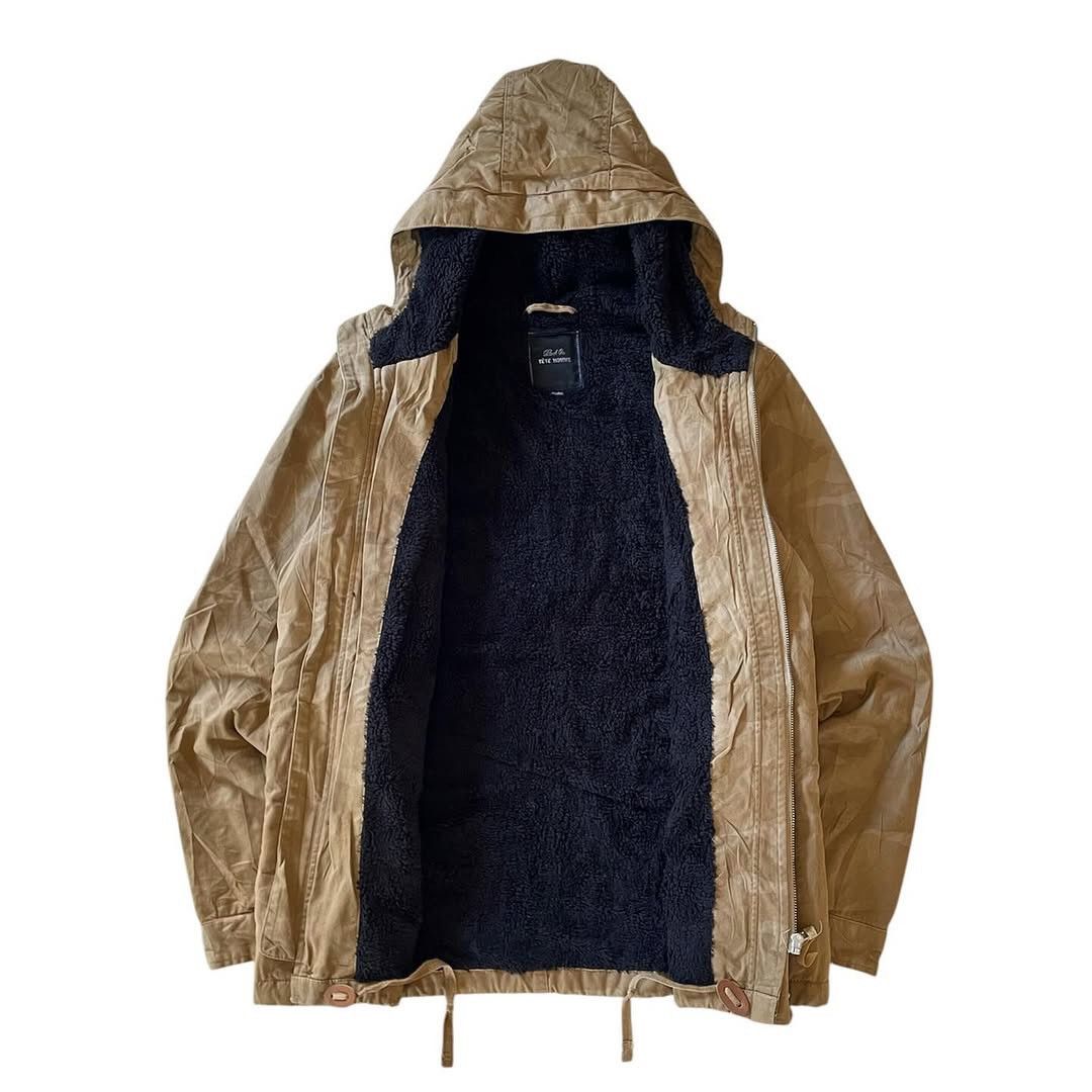 Issey Miyake × Japanese Brand × Tete Homme ⚡️QUICKSALE⚡️TETE HOMME Camo Boa Mountain Parka Jacket Size US XL / EU 56 / 4 - 4 Thumbnail