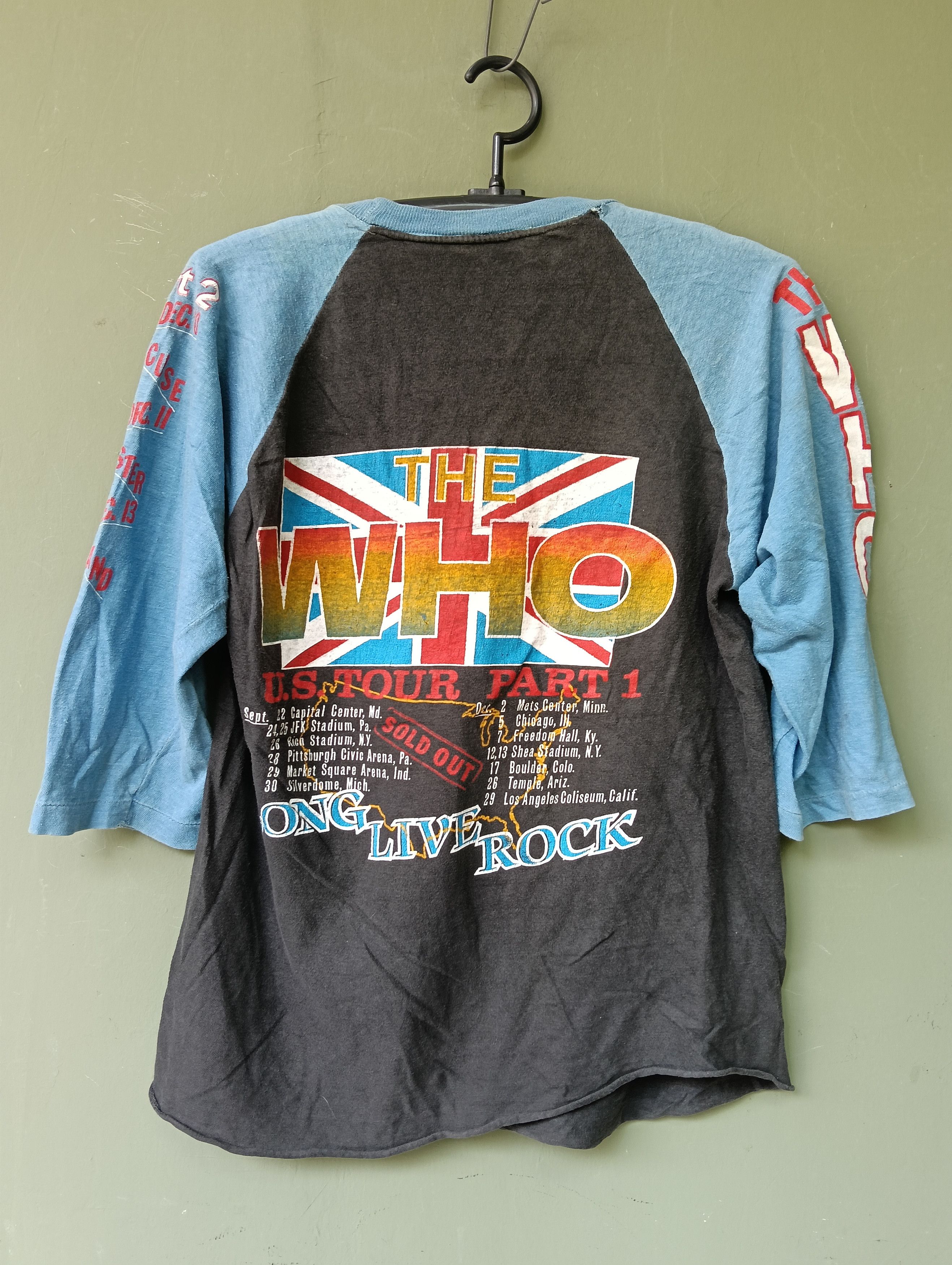 Vintage The Who Sold Out US Tour vintage t shirt 80s M. Size US M / EU 48-50 / 2 - 7 Thumbnail