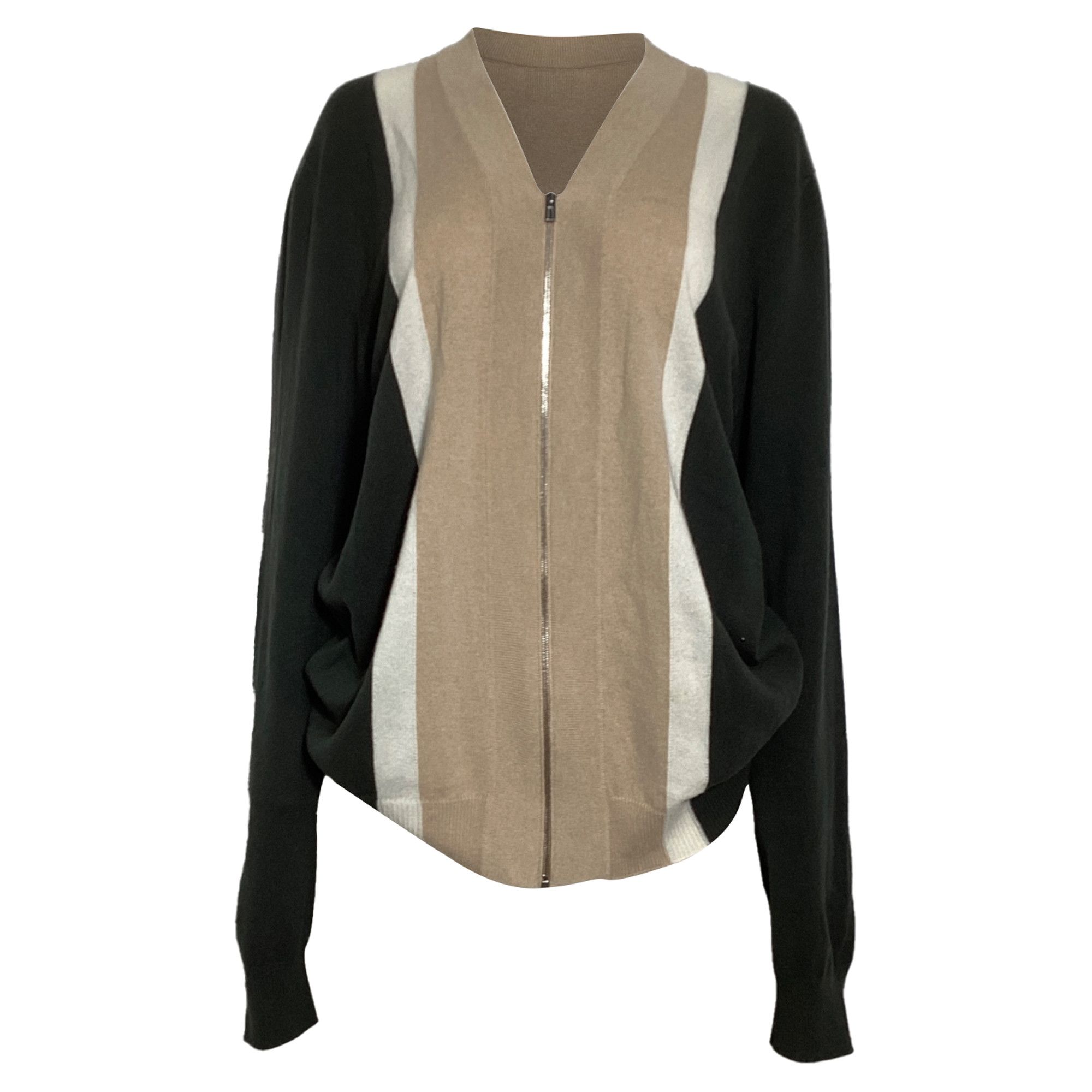 Hermes Hermès Zipped Cardigan in Multicolor Cashmere Size US XL / EU 56 / 4 - 1 Thumbnail