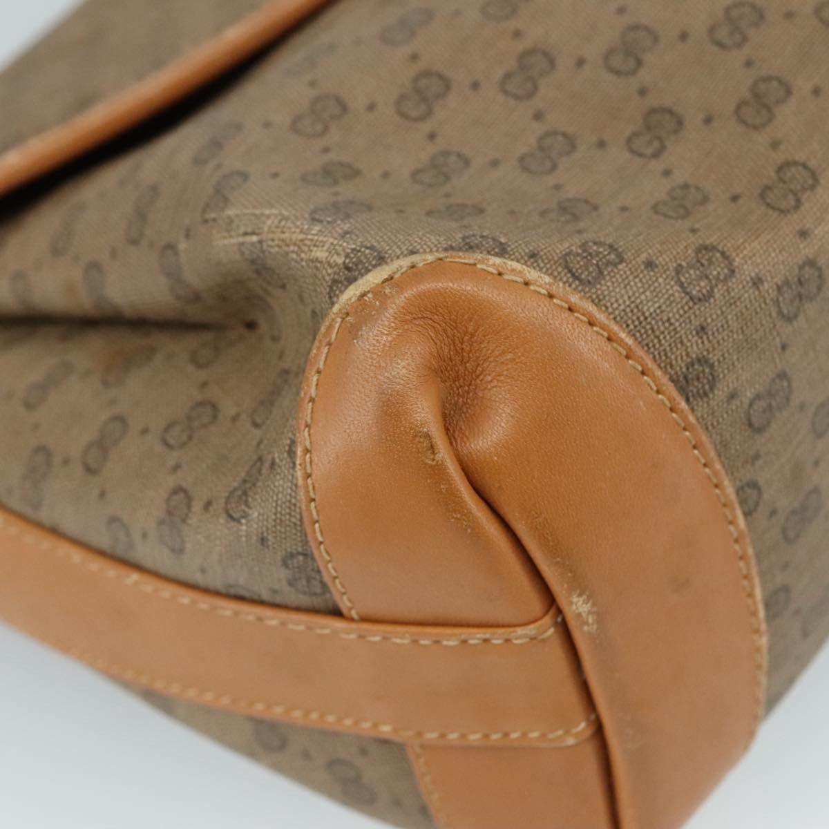 Gucci GUCCI Micro GG Supreme Shoulder Bag Pvc Beige Gold Size ONE SIZE - 14 Thumbnail