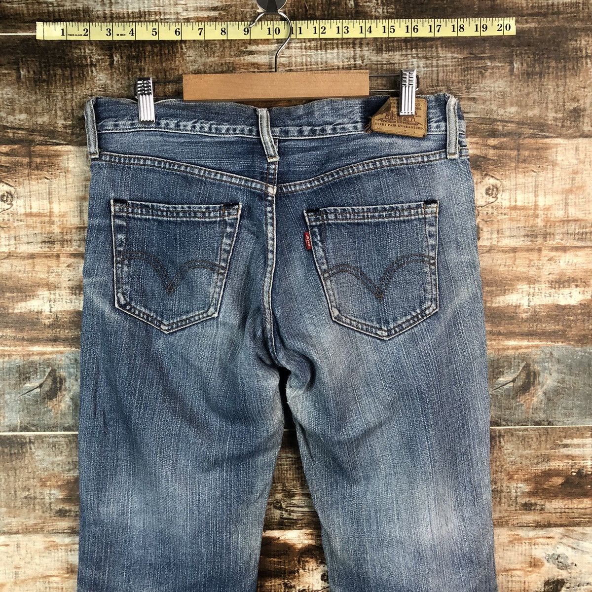 Levi's Levis vintage Blue Denim jeans Pants #A2097 Size US 30 / EU 46 - 18 Thumbnail