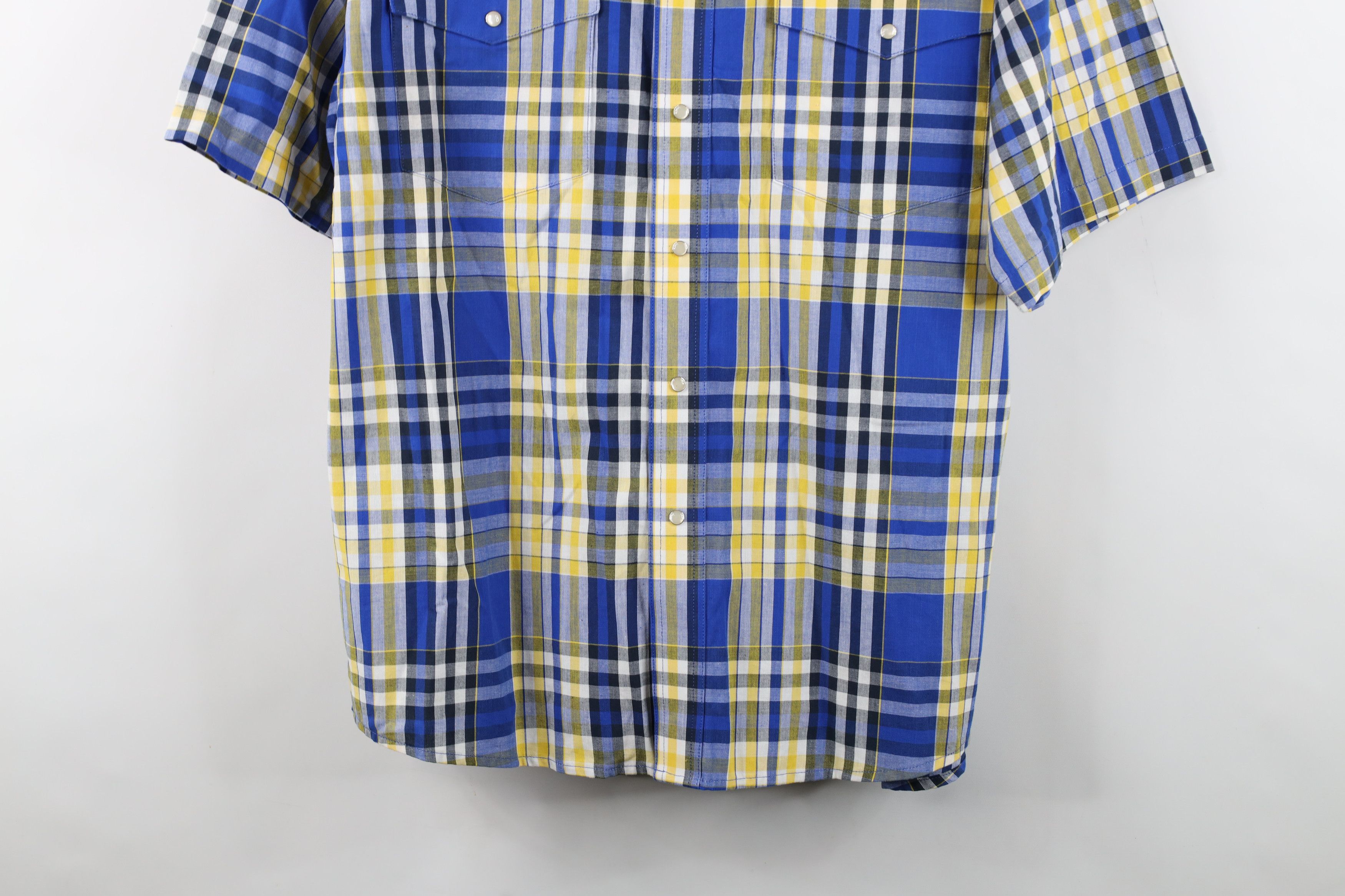 Wrangler Vintage 90s Wrangler Rodeo Cowboy Short Sleeve Button Shirt Size US L / EU 52-54 / 3 - 3 Thumbnail