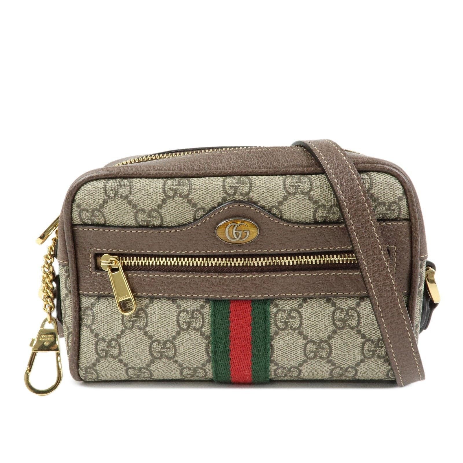 Gucci Gucci Ophidia GG Supreme Crossbody Bag Brown Size ONE SIZE - 1 Thumbnail