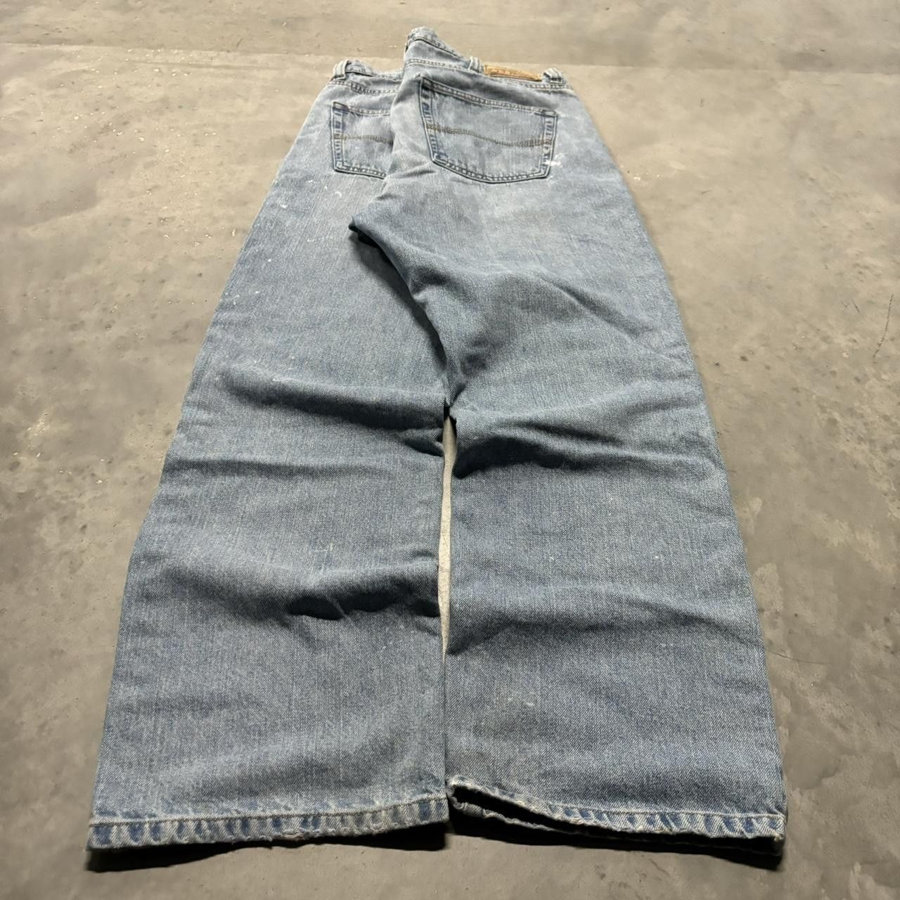 Japanese Brand × Vintage Crazy Vintage Y2K/2000s Light Wash Skater Denim Jeans! Size US 36 / EU 52 - 4 Thumbnail